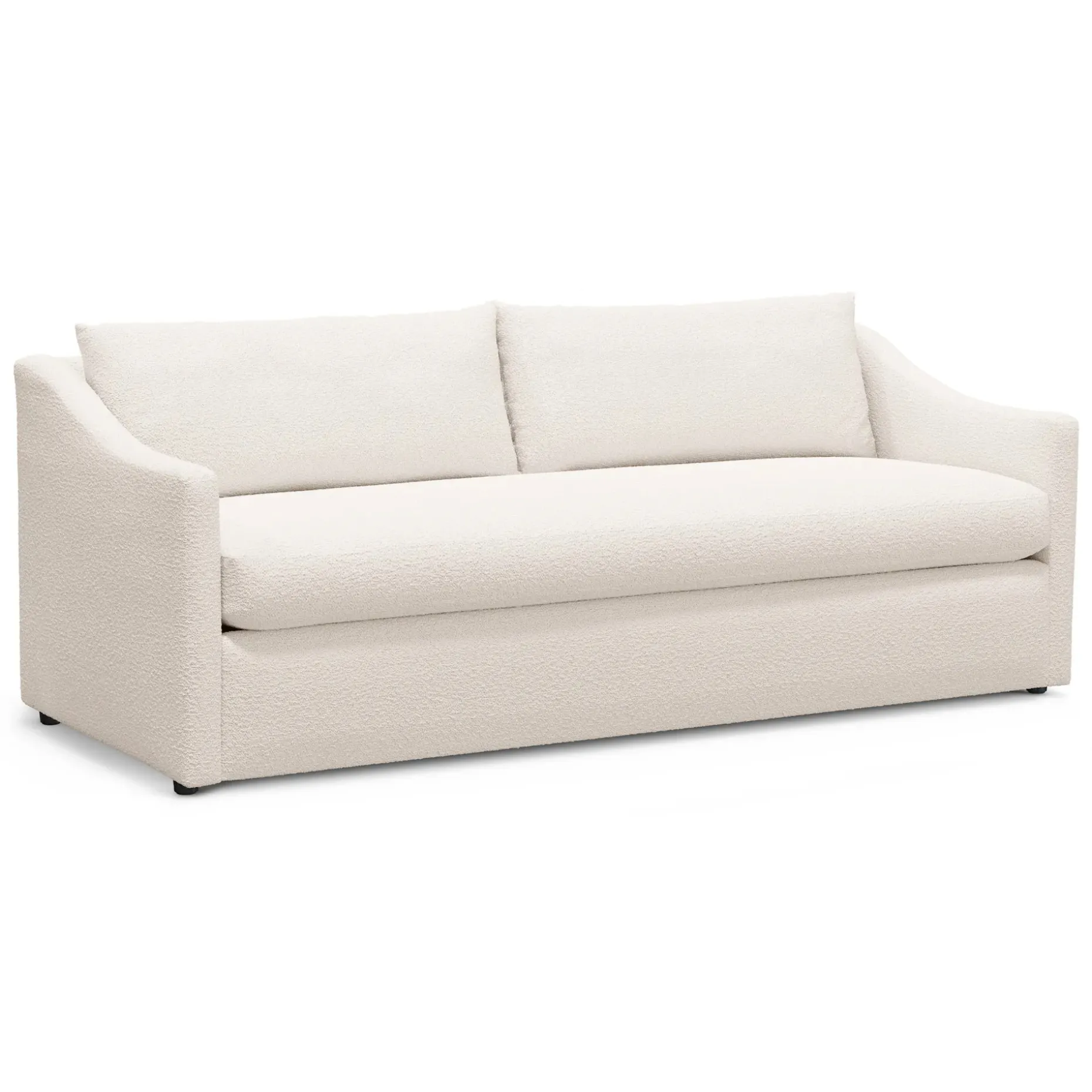 Landry 84.5" Sofa Bed - Ivory Wool Bouclé