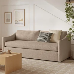 Landry 84.5" Sofa Bed - Sandstone Wool Bouclé