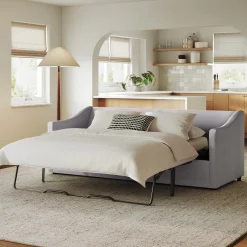 Landry 84.5" Sofa Bed - Silver Ivory