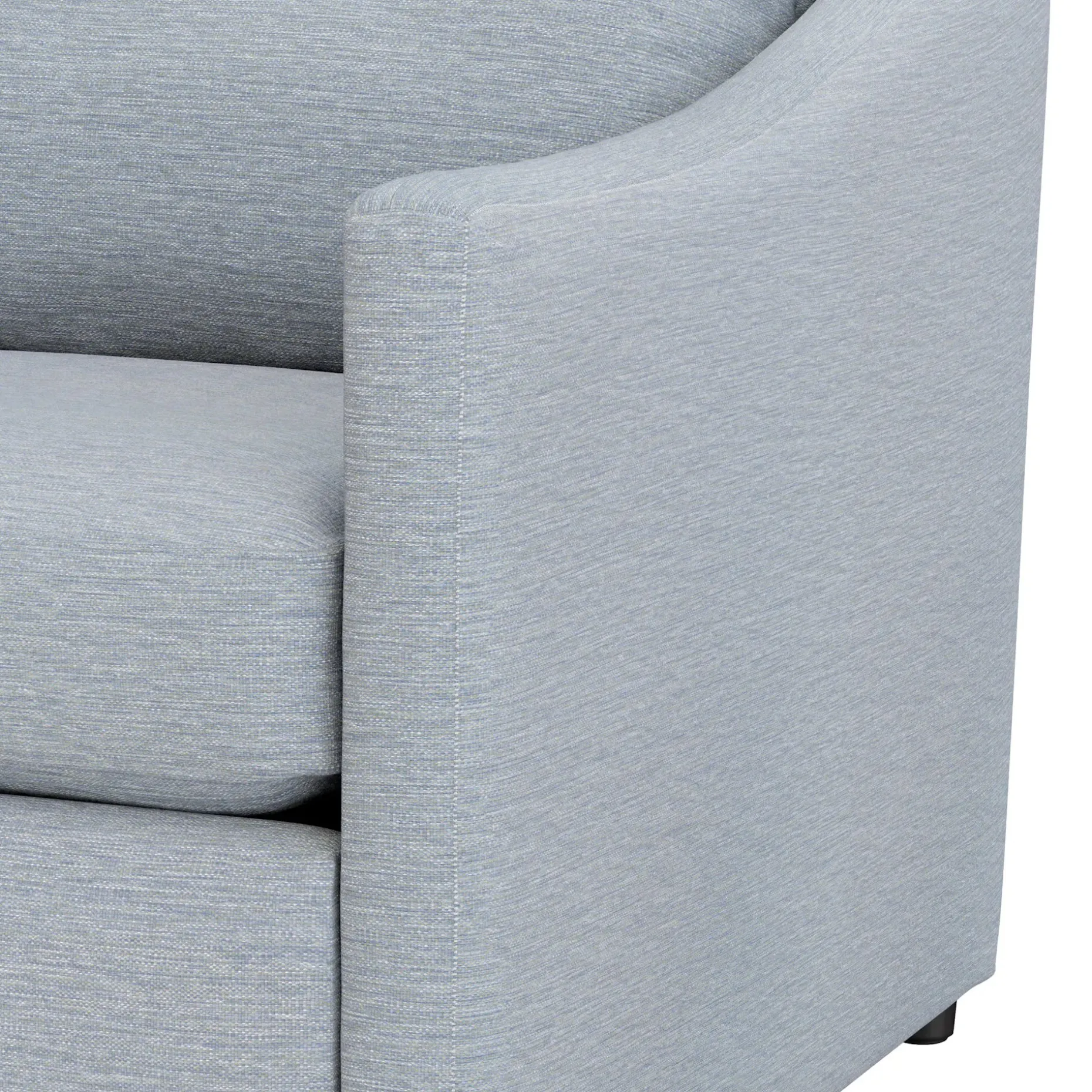 Landry 84.5" Sofa Bed - Silver Light Blue