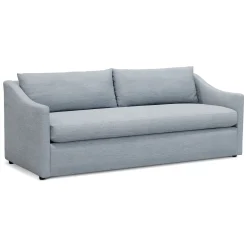 Landry 84.5" Sofa Bed - Silver Light Blue