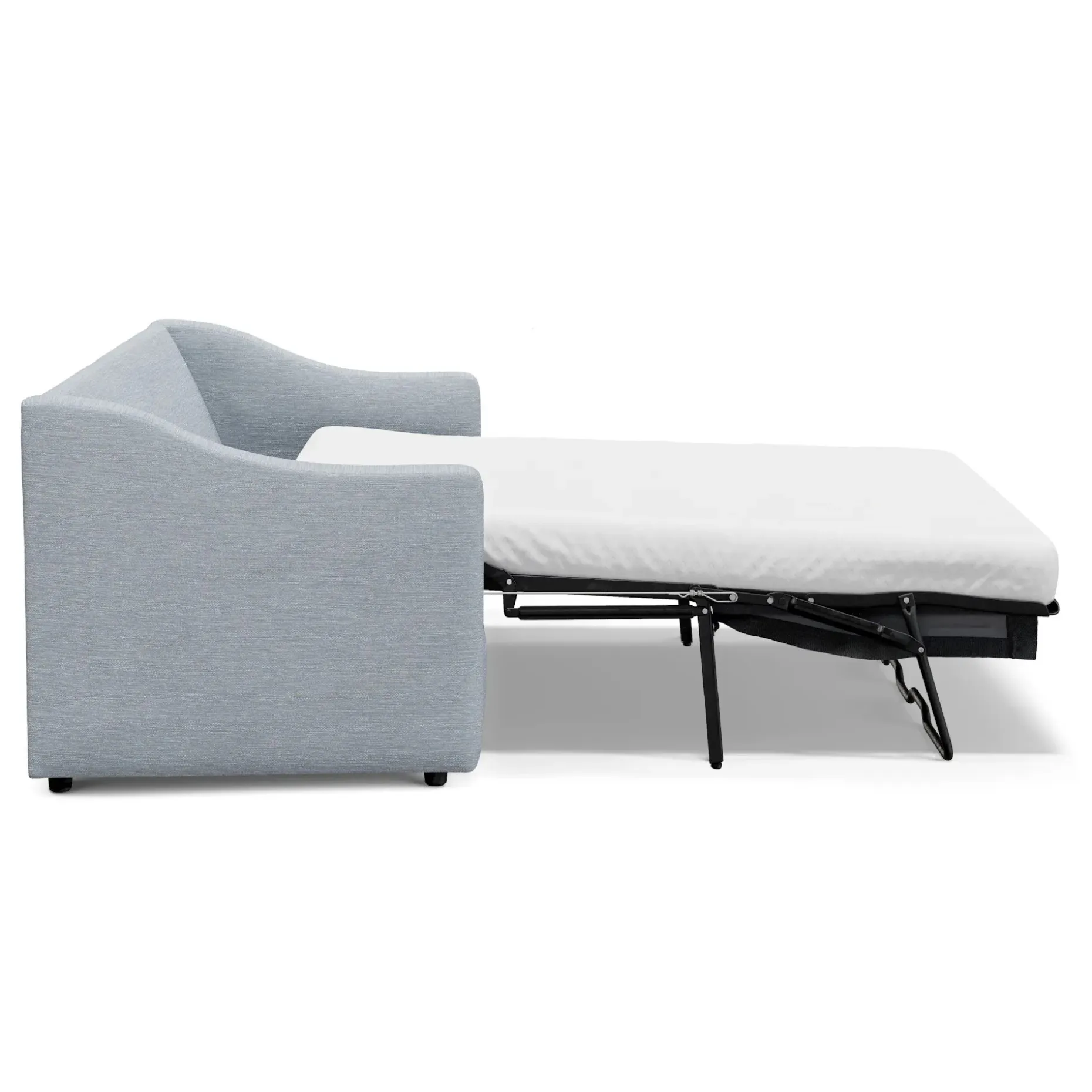 Landry 84.5" Sofa Bed - Silver Light Blue