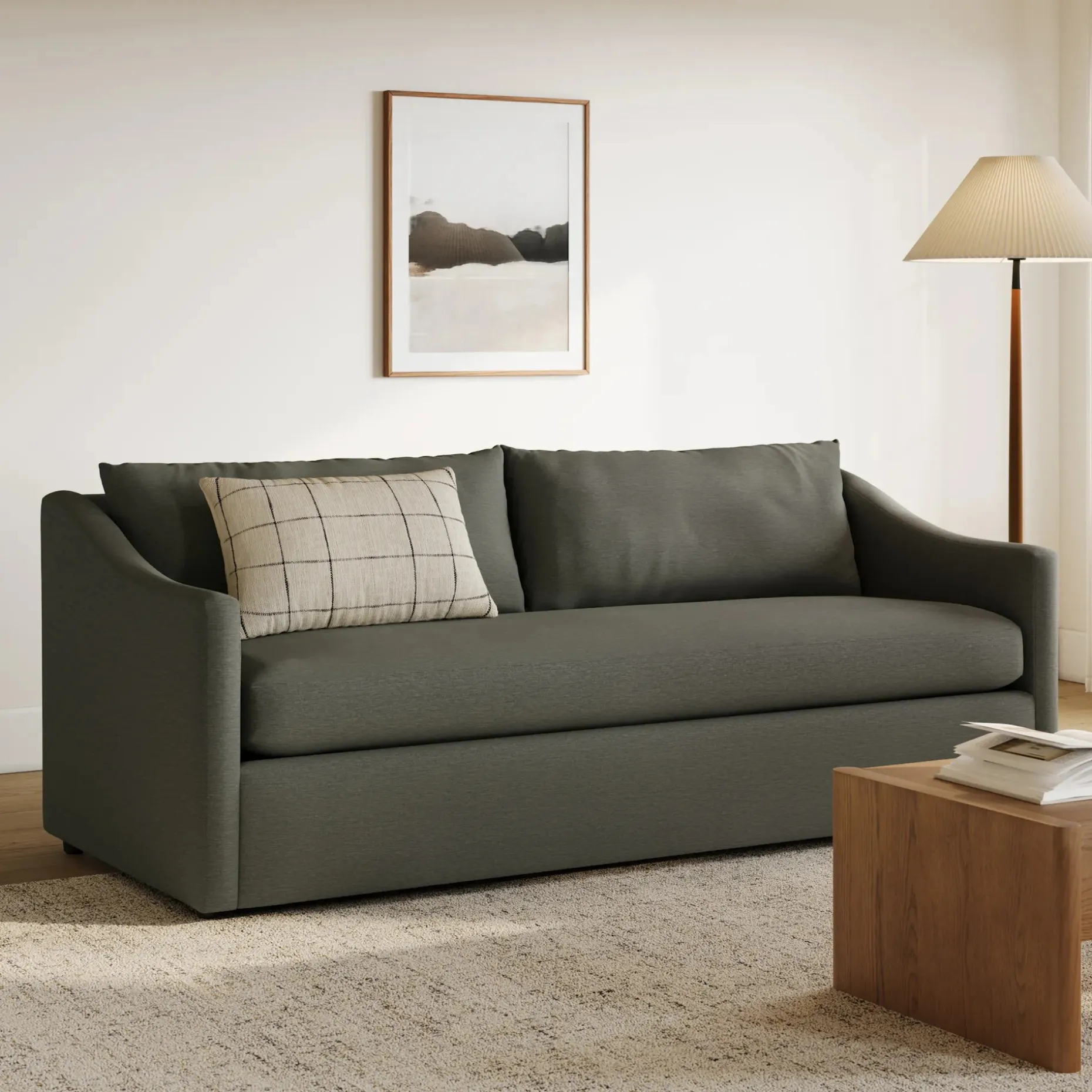 Landry 84.5" Sofa Bed - Silver Moss