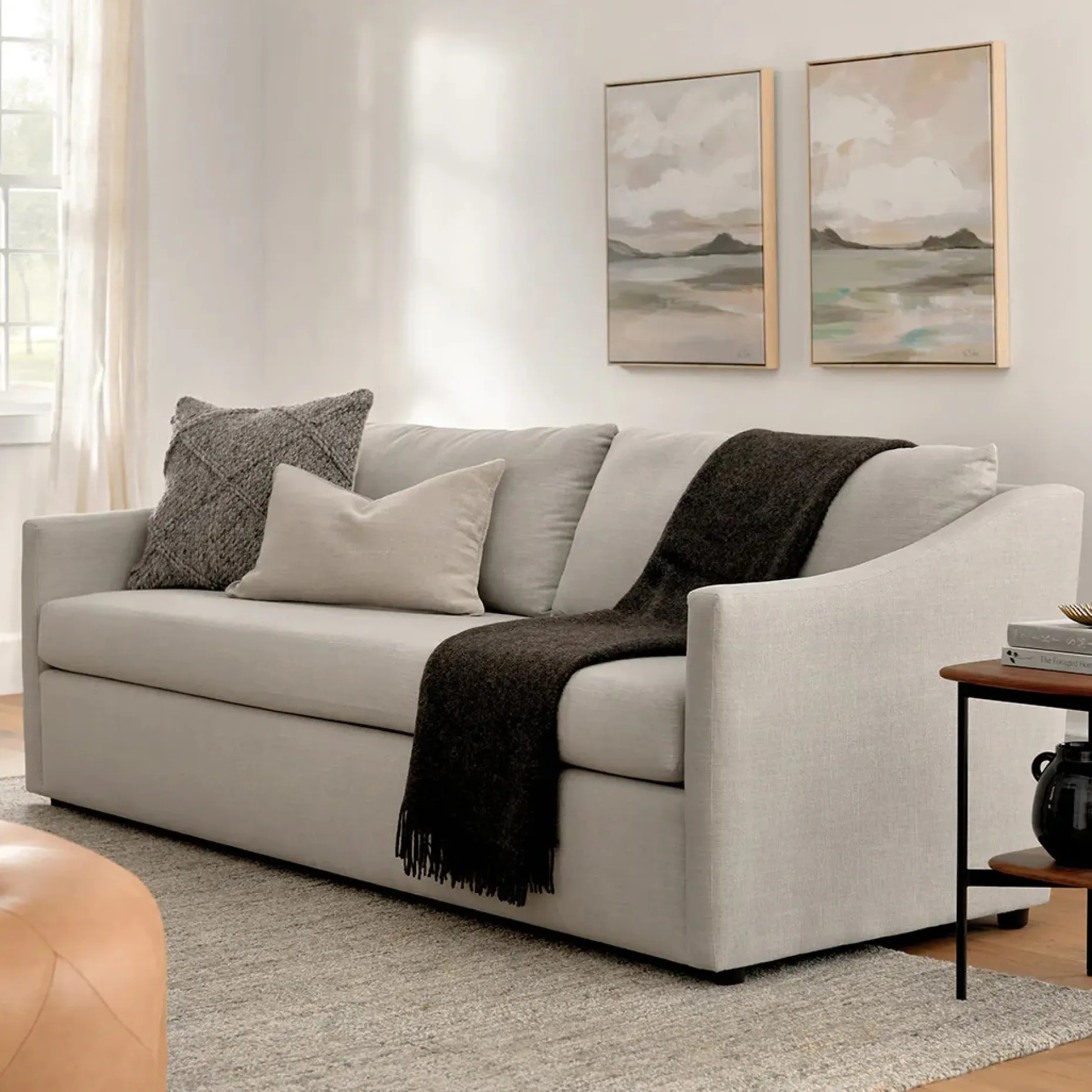 Landry 84.5" Sofa - Napa Dove