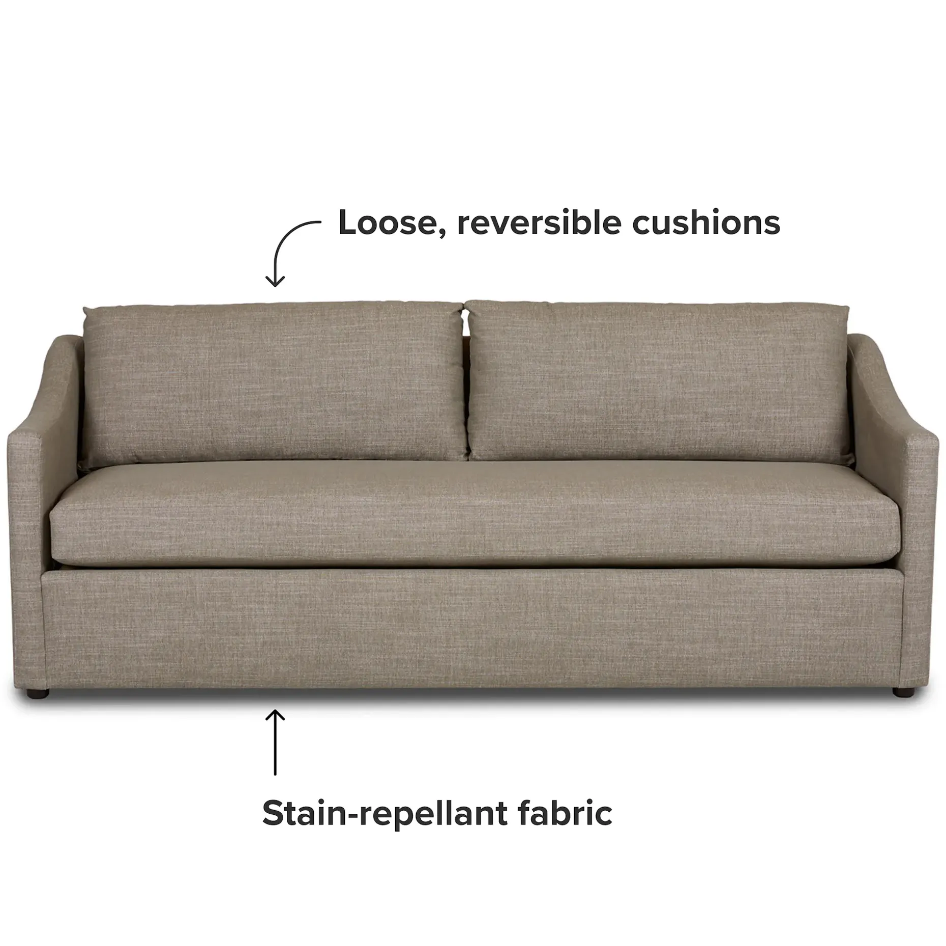 Landry 84.5" Sofa - Napa Taupe