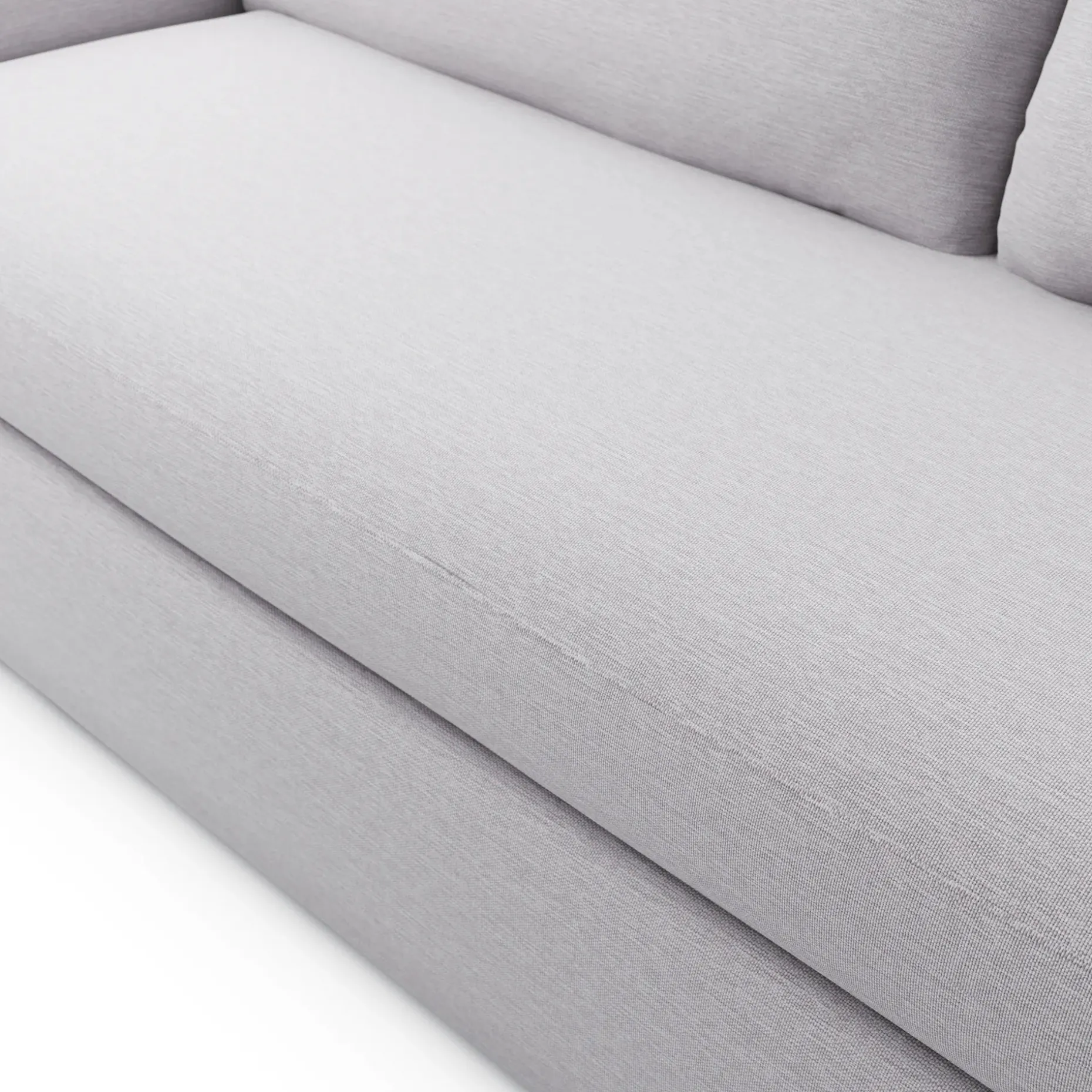Landry 84.5" Sofa - Silver Ivory