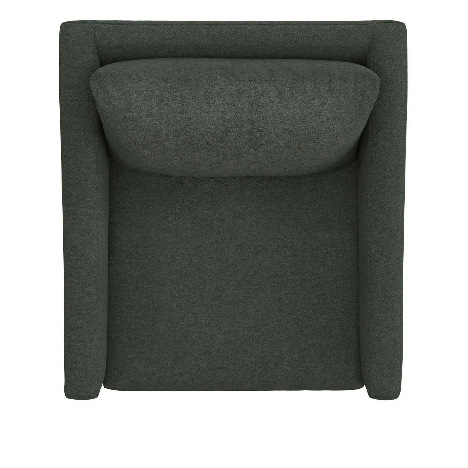 Landry 32.25" Swivel Lounge Chair - Green Wool Bouclé