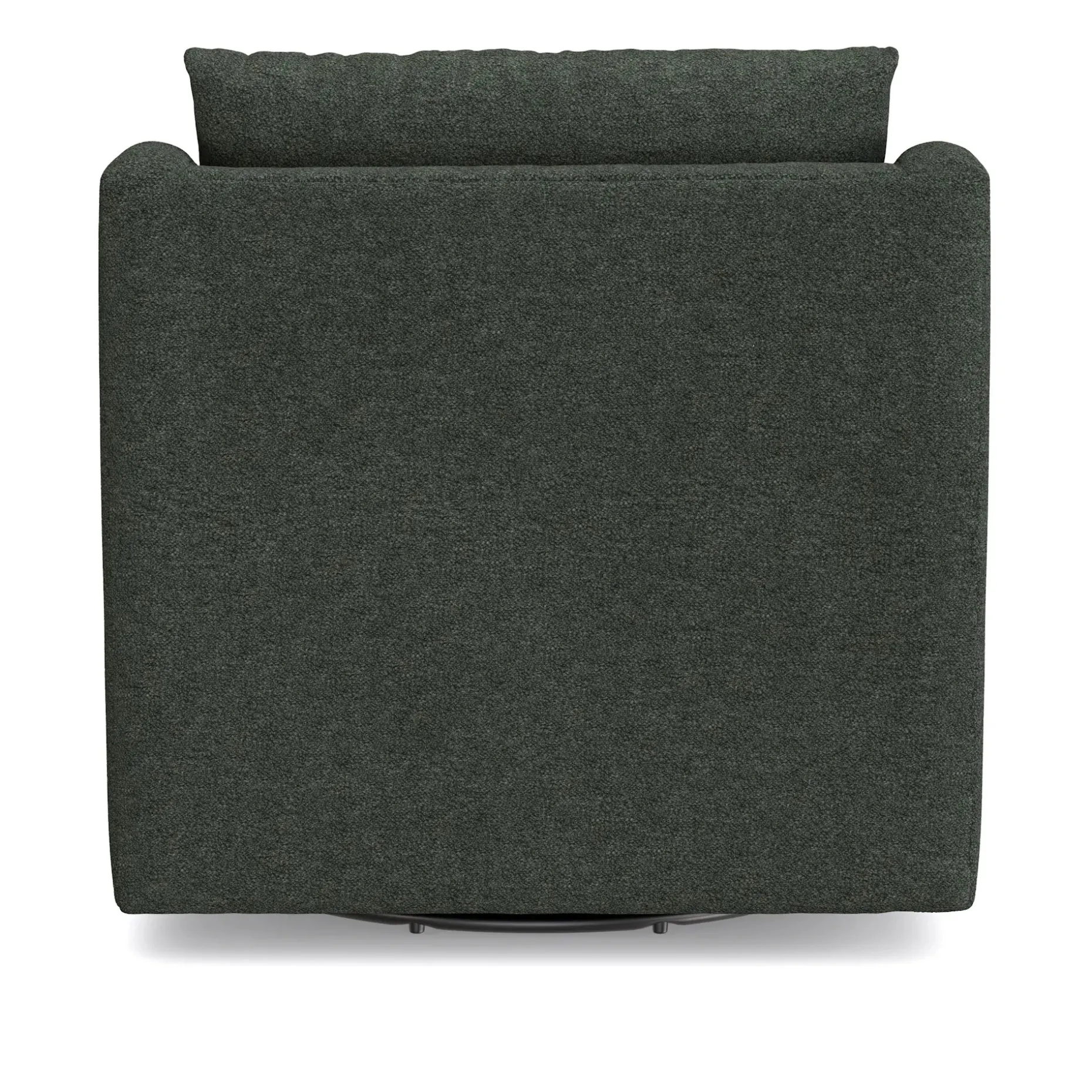Landry 32.25" Swivel Lounge Chair - Green Wool Bouclé