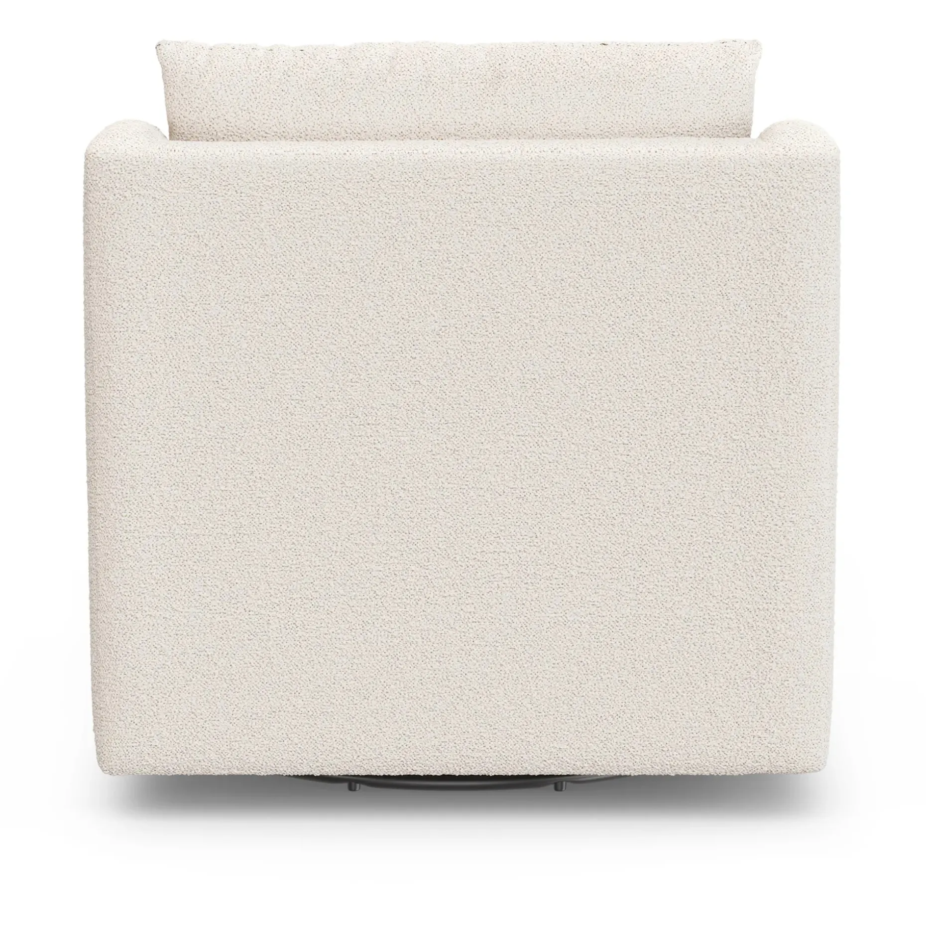 Landry 32.25" Swivel Lounge Chair - Ivory Wool Bouclé