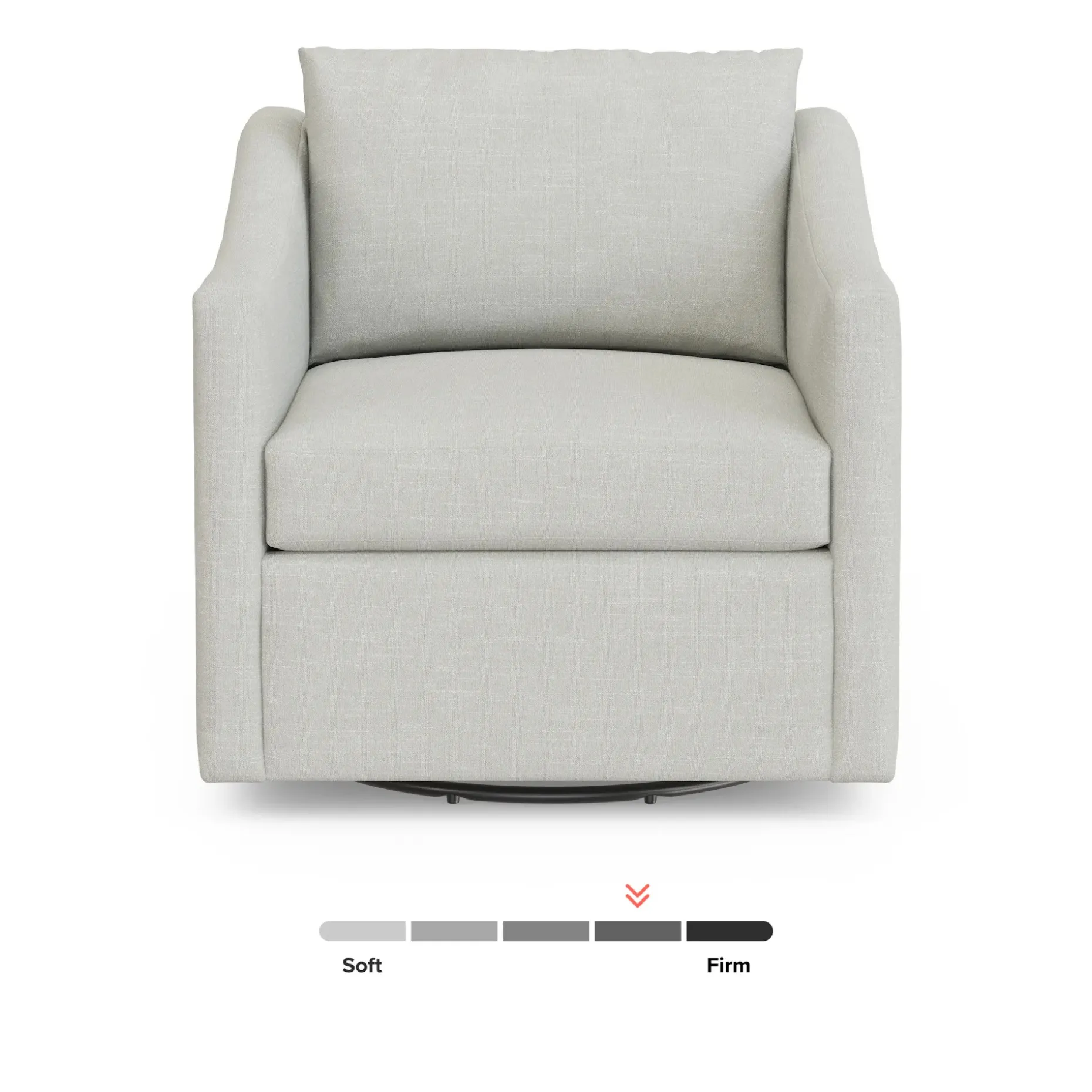 Landry 32.25" Swivel Lounge Chair - Napa Dove
