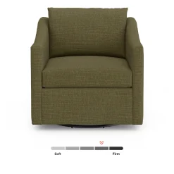 Landry 32.25" Swivel Lounge Chair - Napa Moss