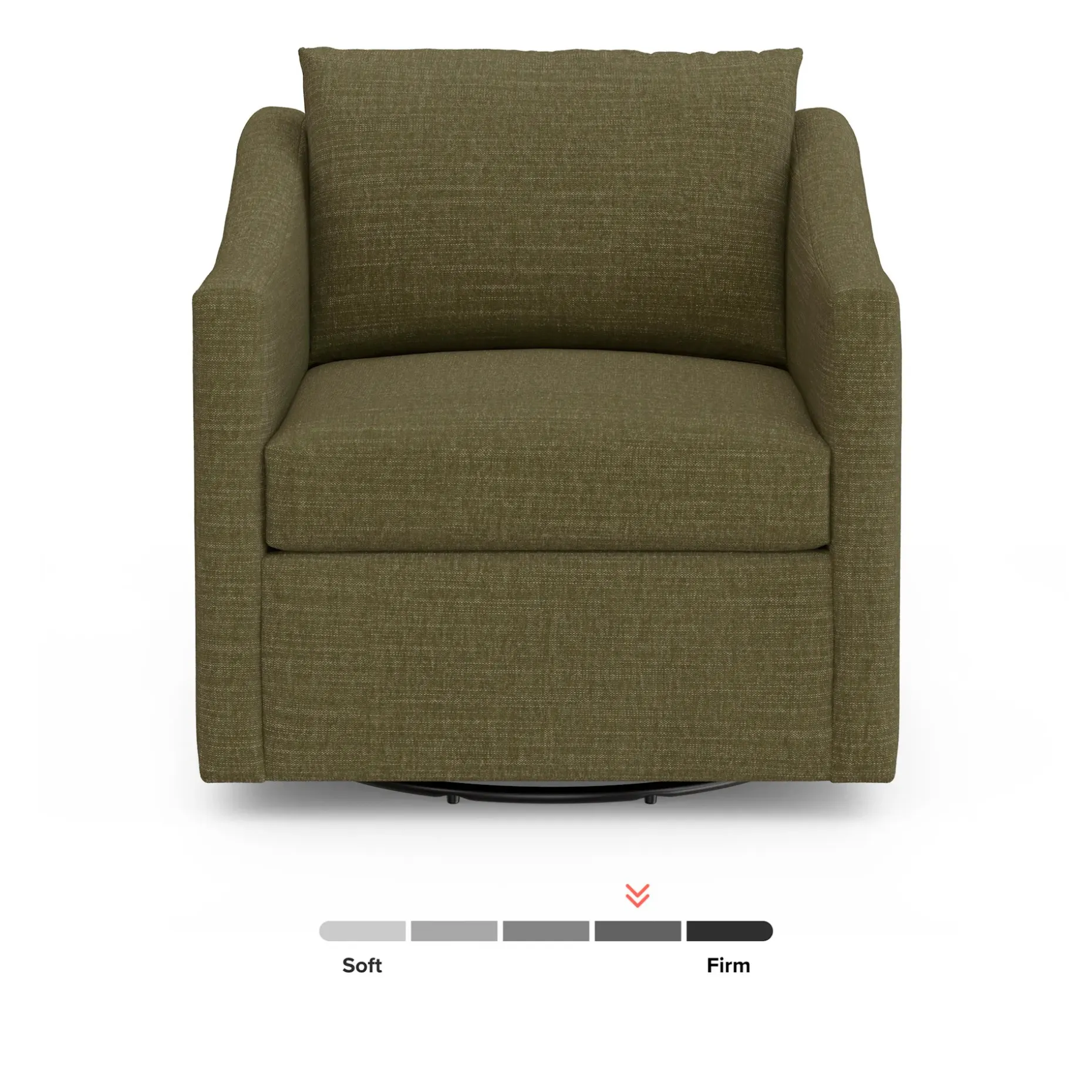 Landry 32.25" Swivel Lounge Chair - Napa Moss