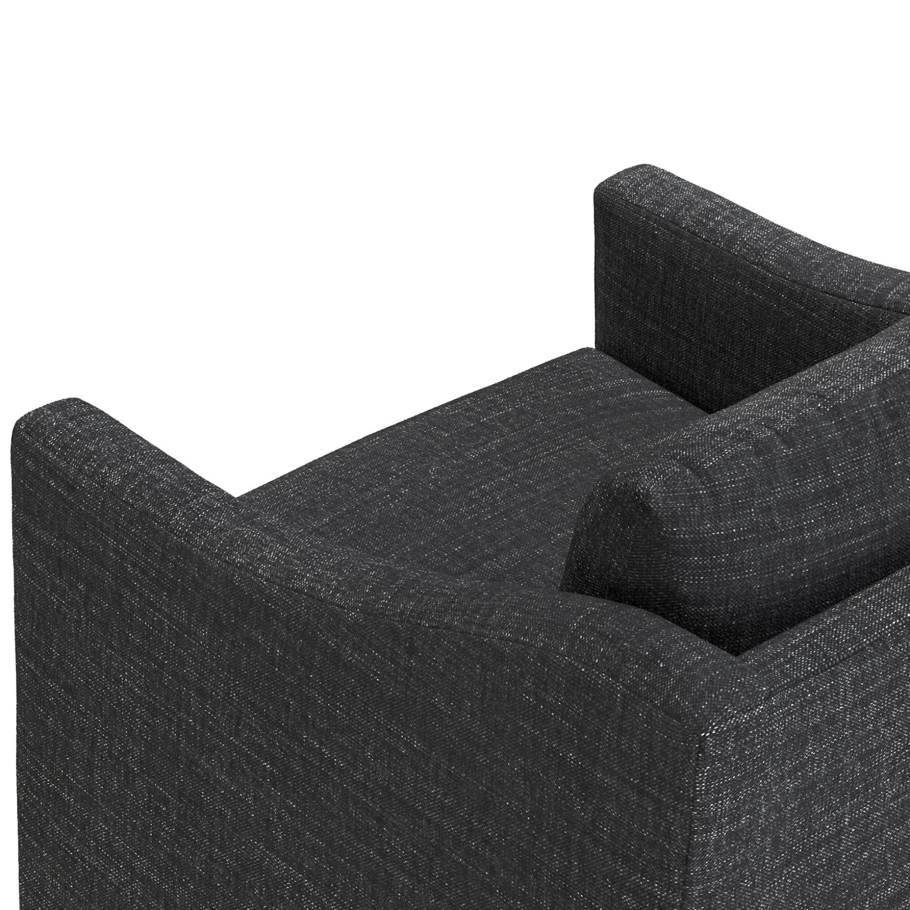 Landry 32.25" Swivel Lounge Chair - Napa Charcoal