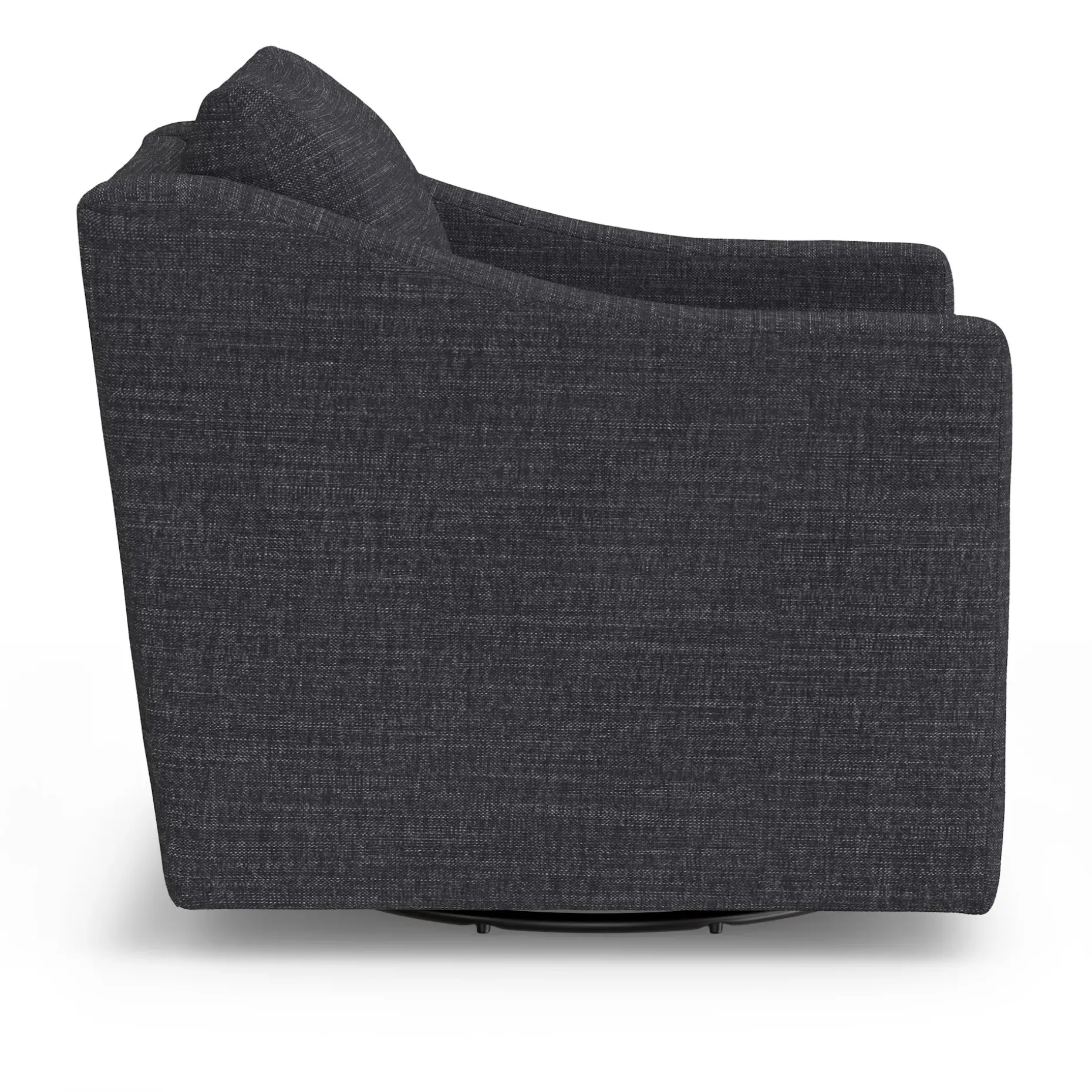 Landry 32.25" Swivel Lounge Chair - Napa Charcoal