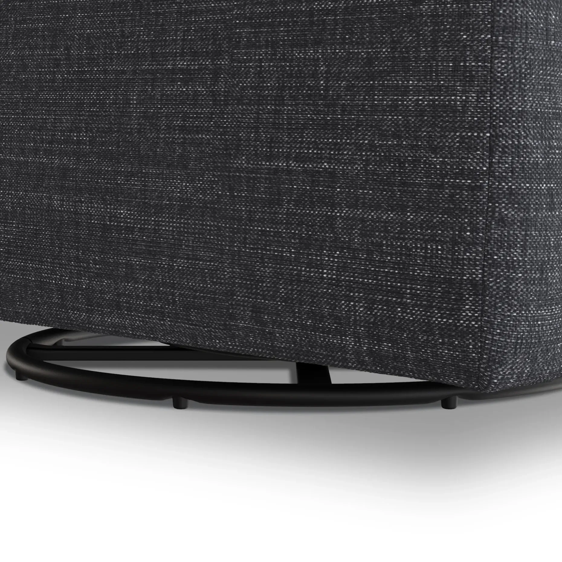 Landry 32.25" Swivel Lounge Chair - Napa Charcoal
