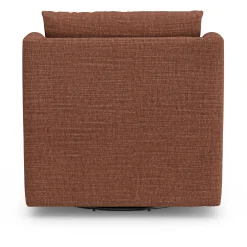 Landry 32.25" Swivel Lounge Chair - Napa Rust