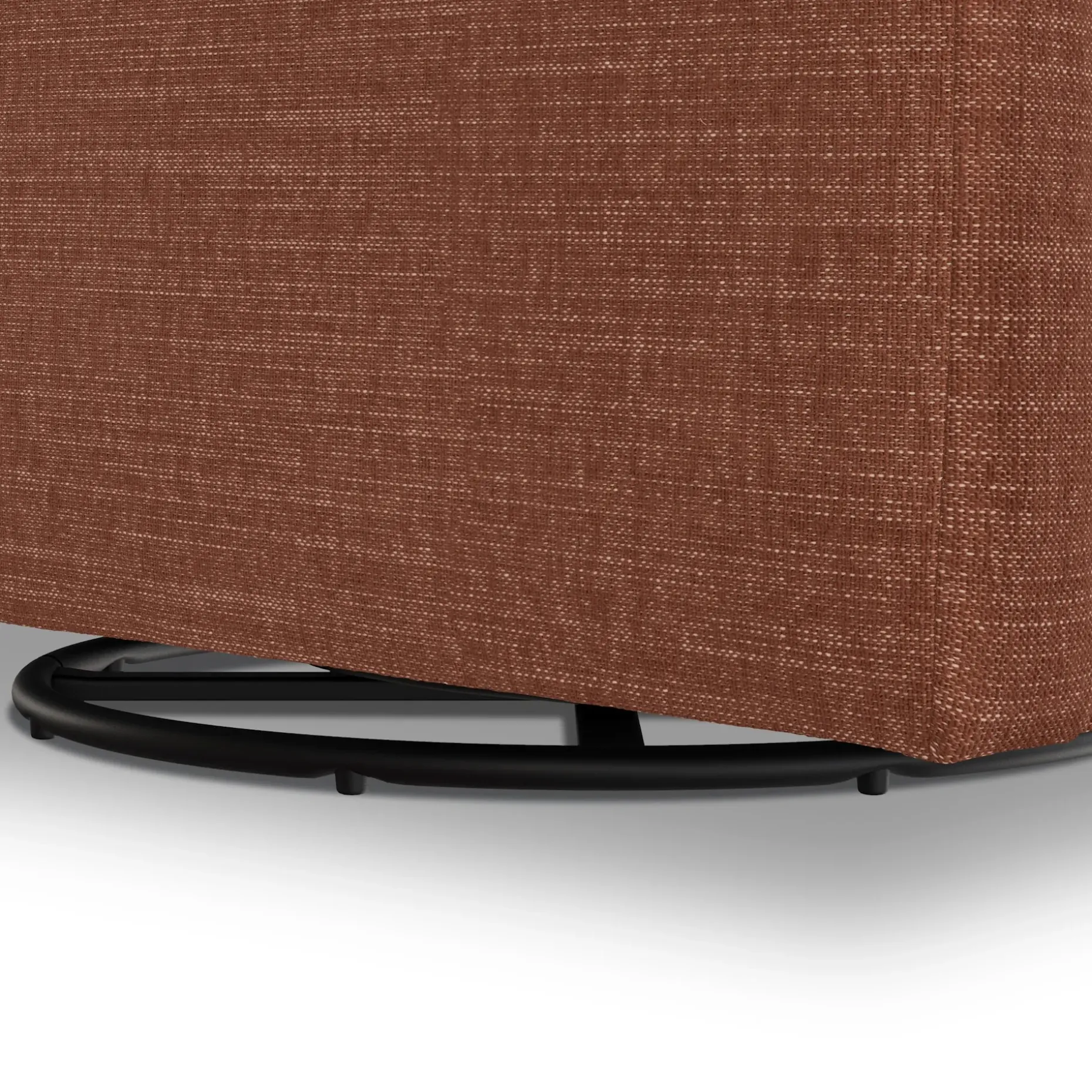 Landry 32.25" Swivel Lounge Chair - Napa Rust