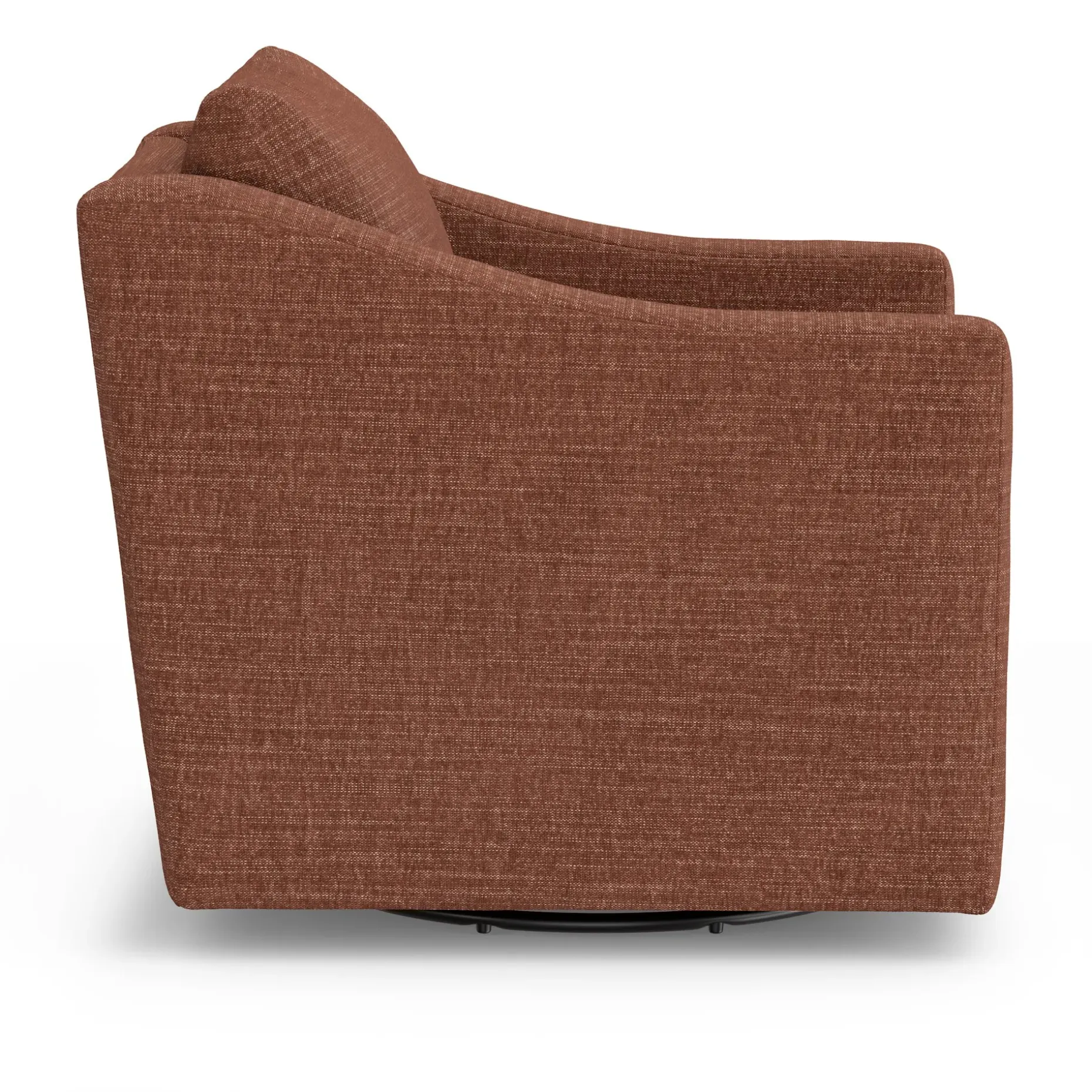 Landry 32.25" Swivel Lounge Chair - Napa Rust