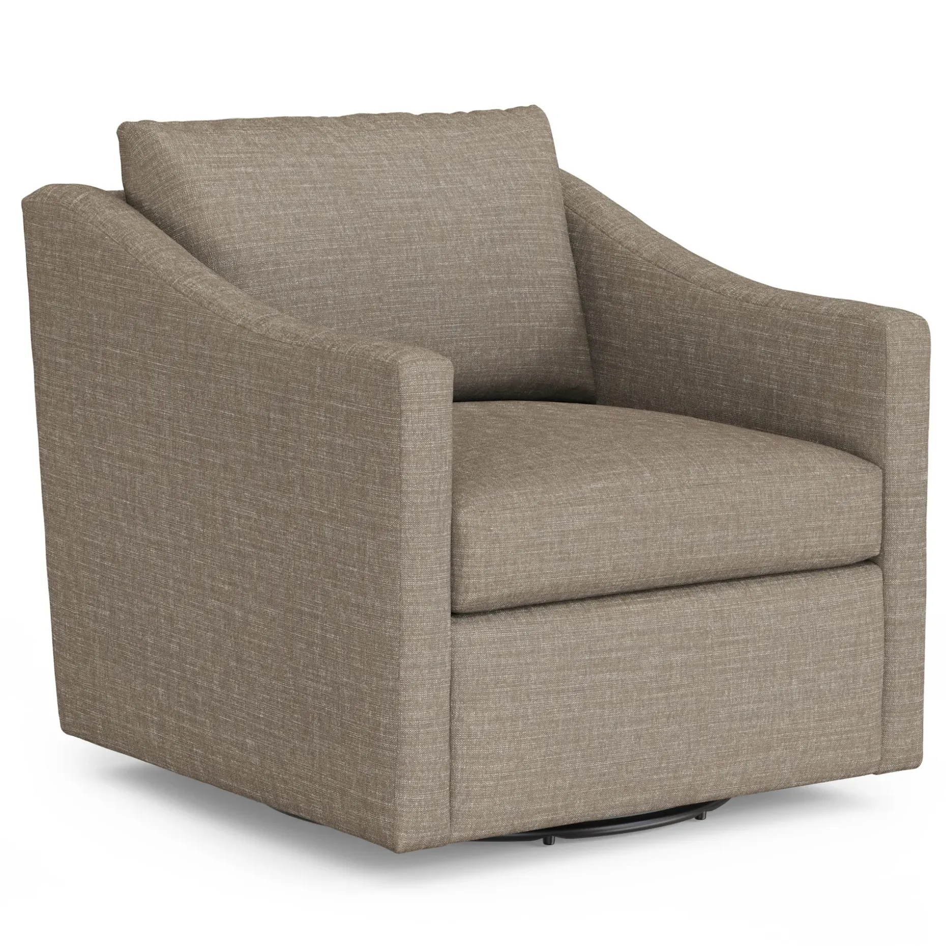 Landry 32.25" Swivel Lounge Chair - Napa Taupe