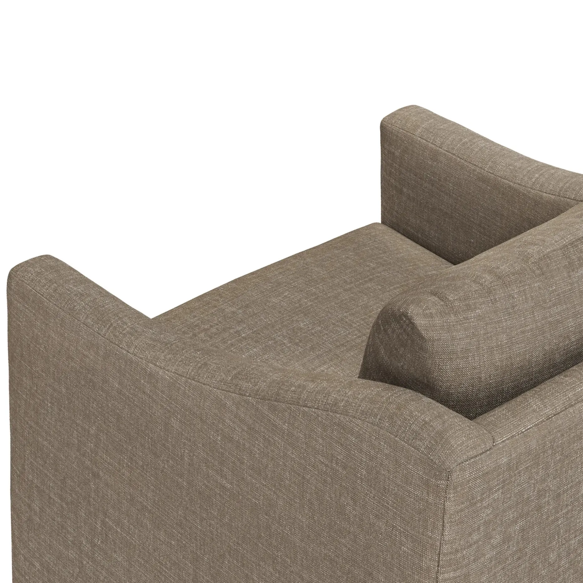 Landry 32.25" Swivel Lounge Chair - Napa Taupe