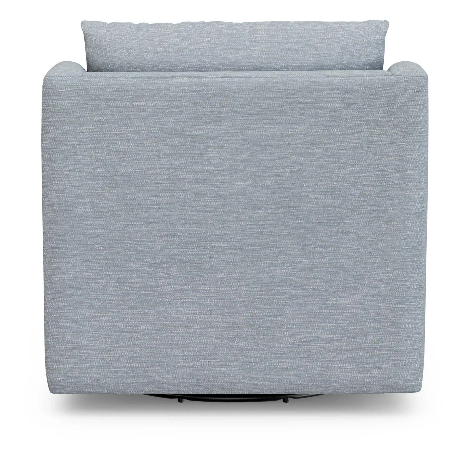 Landry 32.25" Swivel Lounge Chair - Silver Light Blue