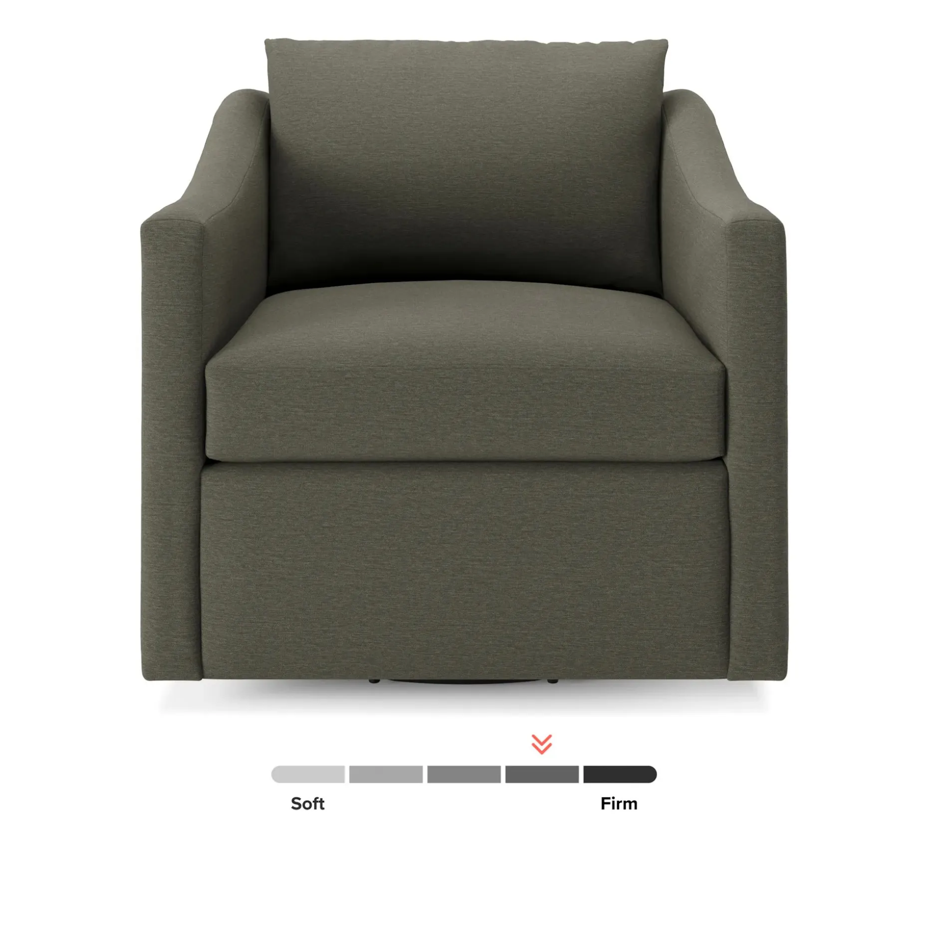 Landry 32.25" Swivel Lounge Chair - Silver Moss