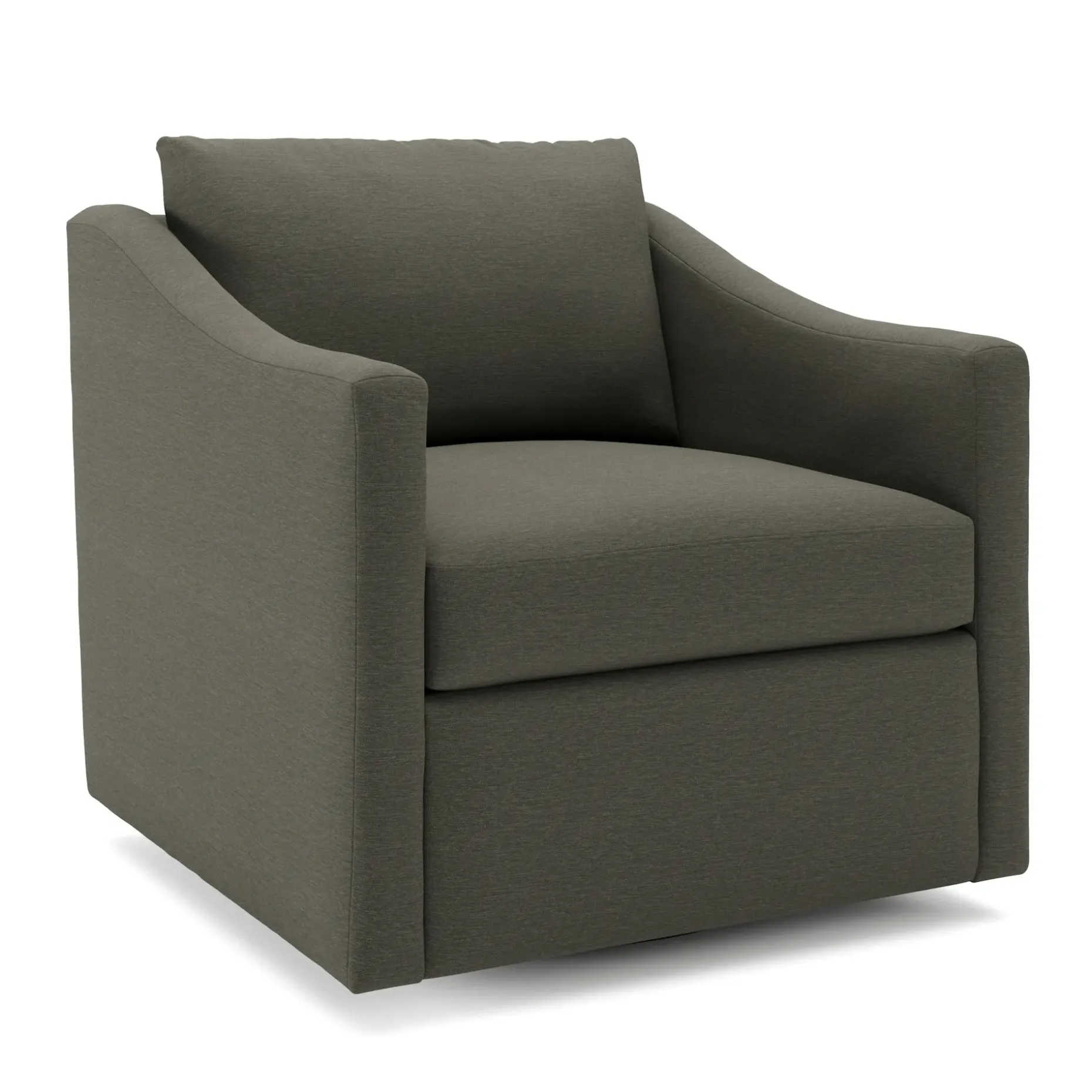 Landry 32.25" Swivel Lounge Chair - Silver Moss