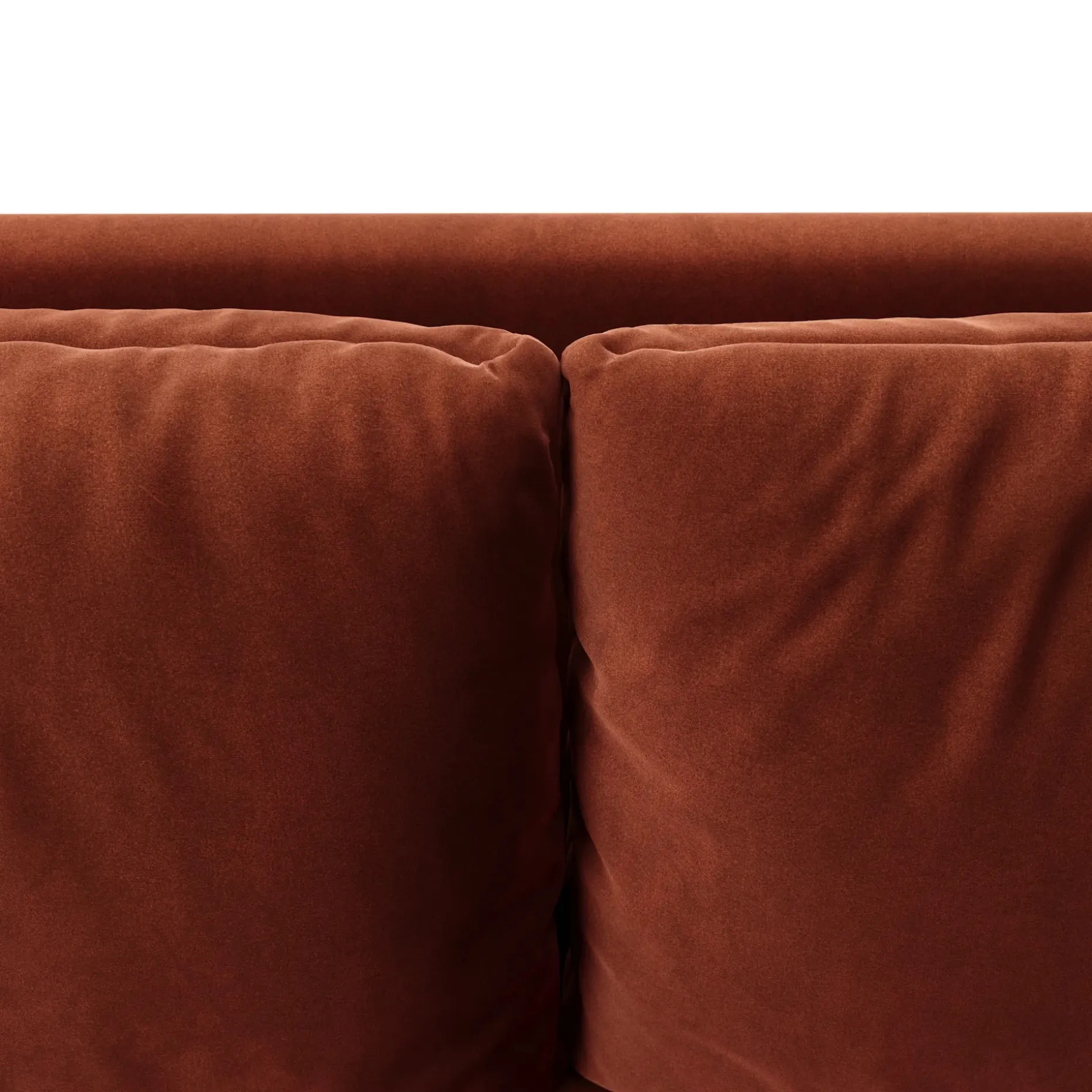 Landry 109" Velvet Left Storage Sleeper Sectional - Hale Rust