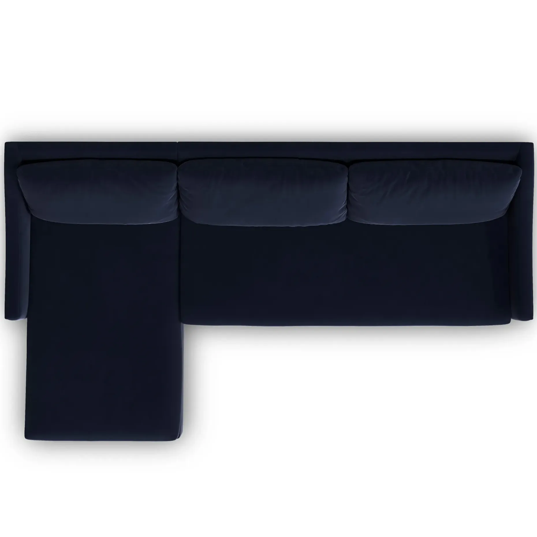 Landry 109" Velvet Left Storage Sleeper Sectional - Hale Ink