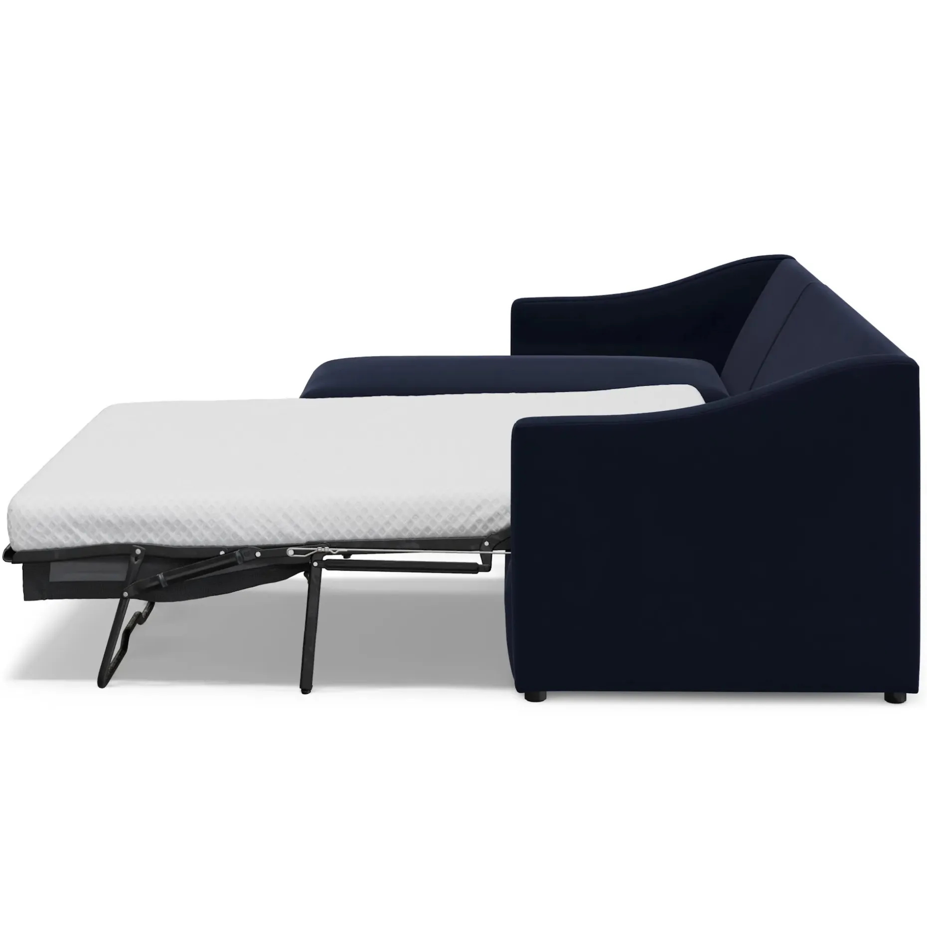 Landry 109" Velvet Left Storage Sleeper Sectional - Hale Ink