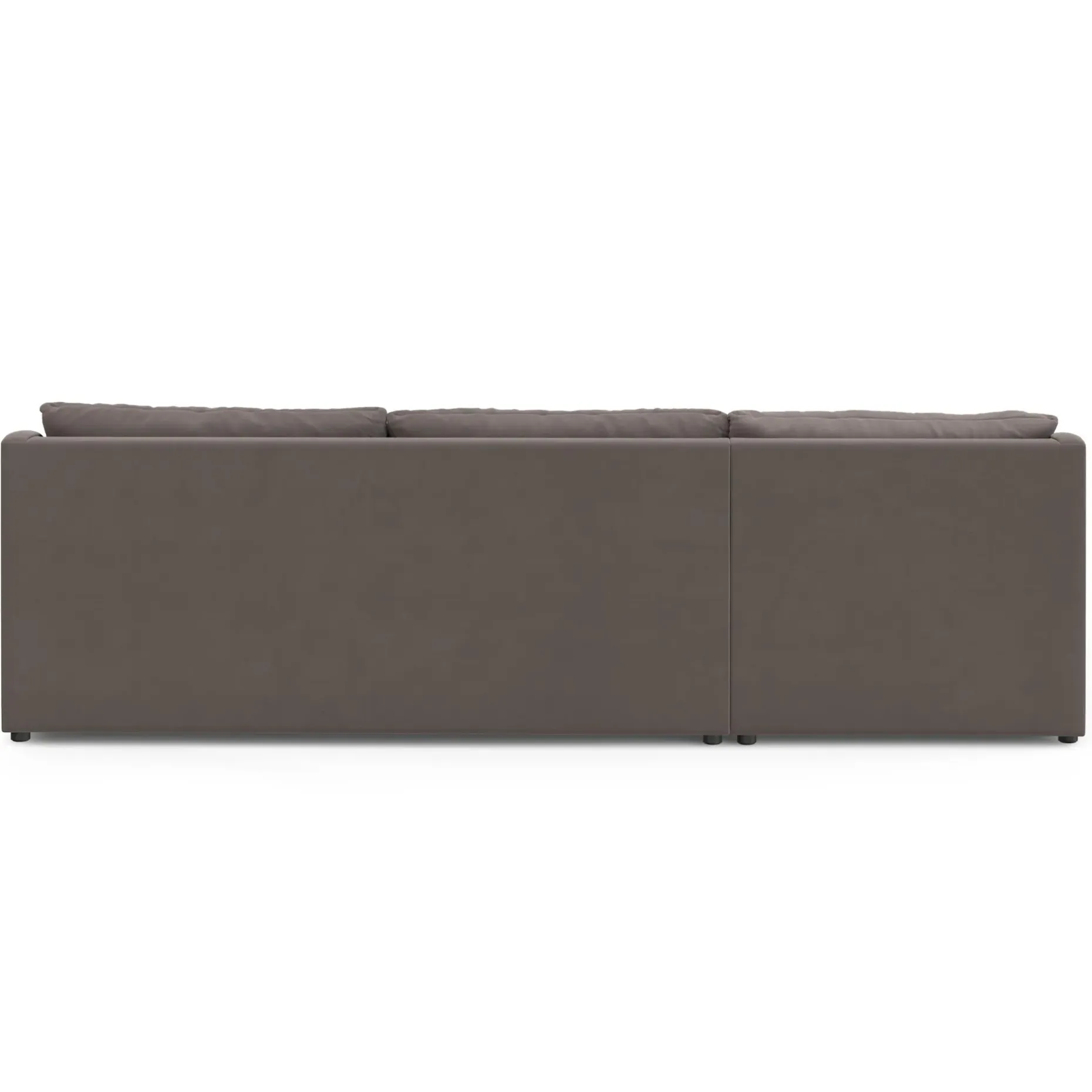 Landry 109" Velvet Left Storage Sleeper Sectional - Hale Warm Gray