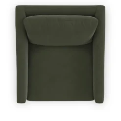 Landry 32.25" Velvet Lounge Chair - Hale Fir Green