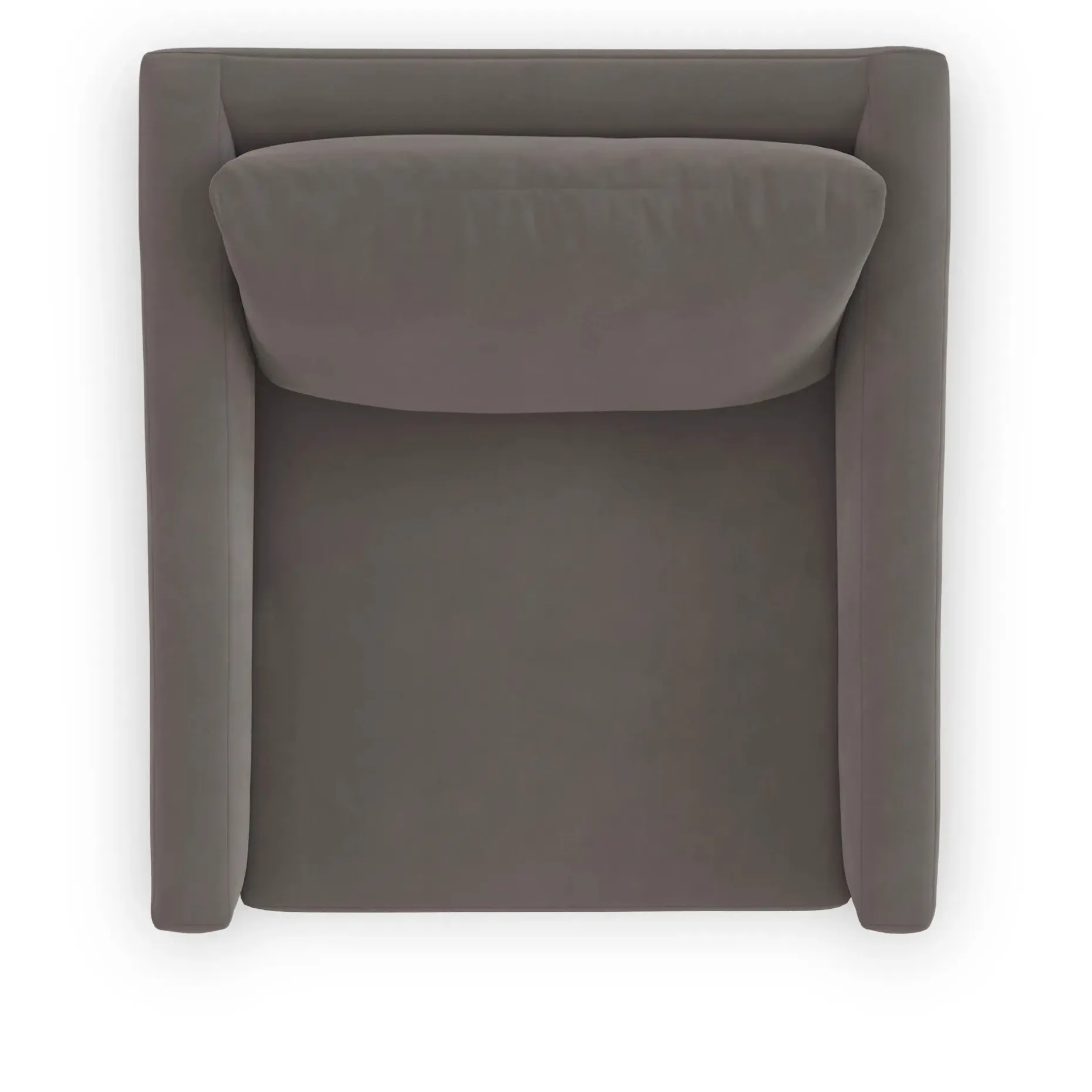 Landry 32.25" Velvet Lounge Chair - Hale Warm Gray