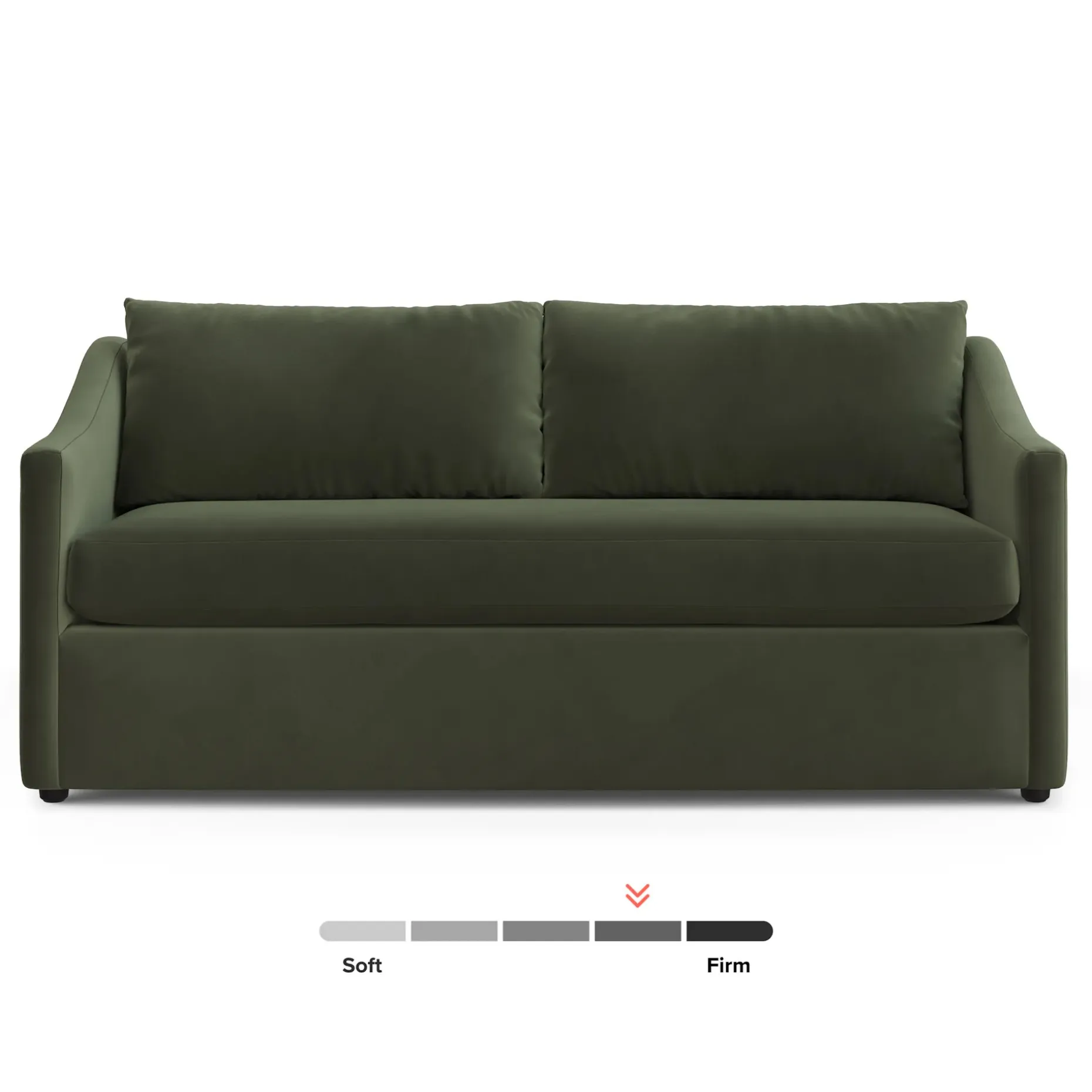 Landry 72" Velvet Loveseat - Hale Fir Green