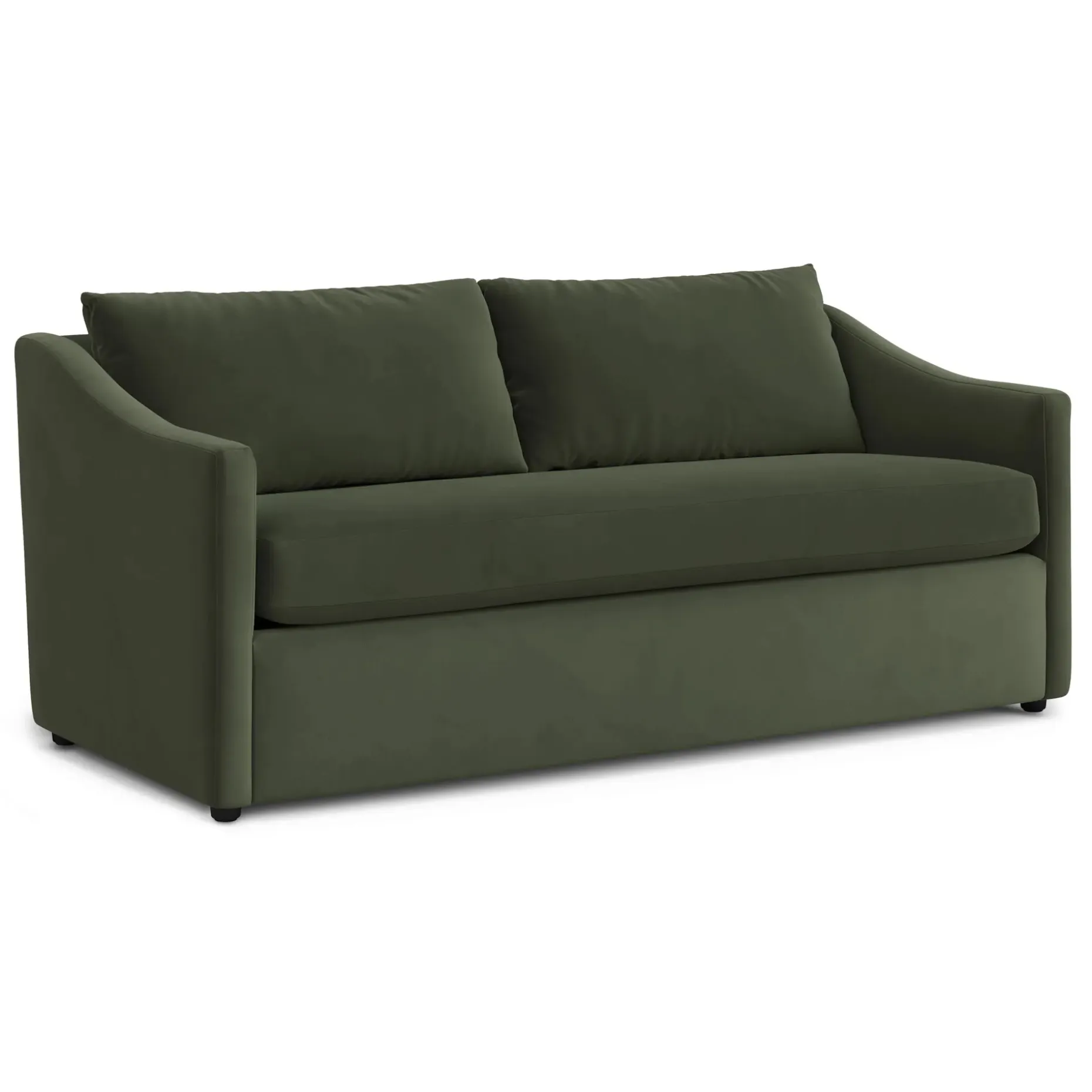 Landry 72" Velvet Loveseat - Hale Fir Green