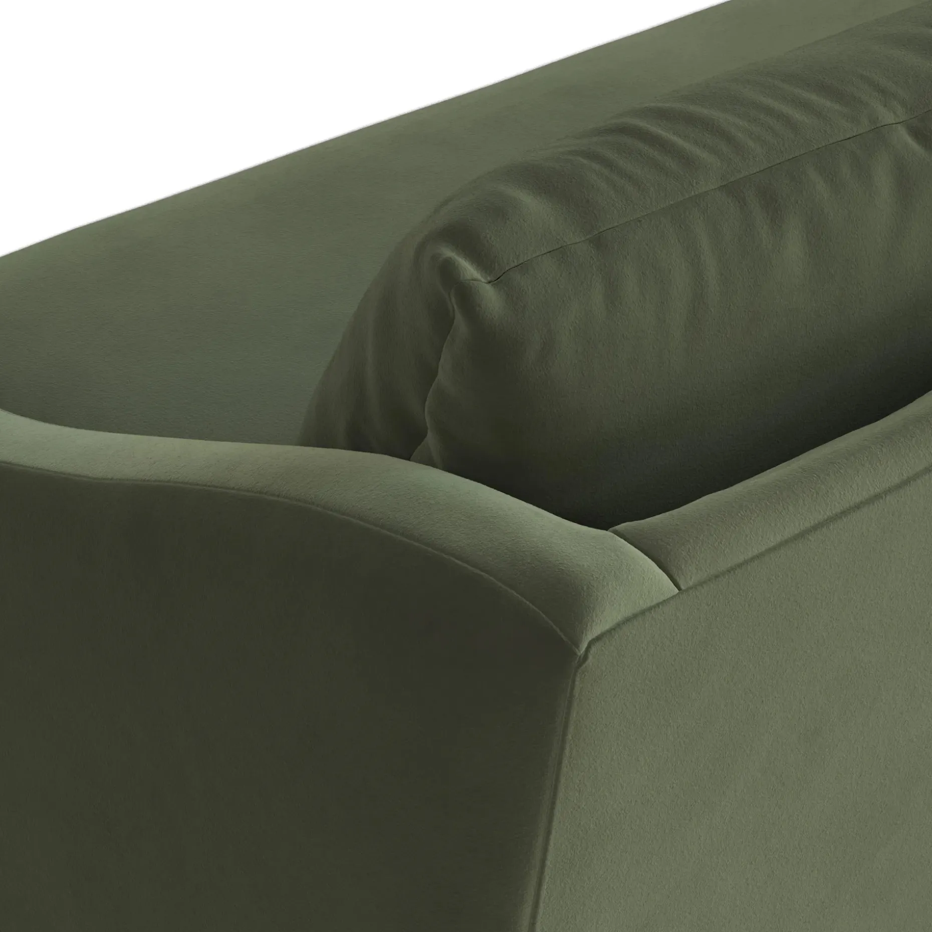 Landry 72" Velvet Loveseat - Hale Fir Green