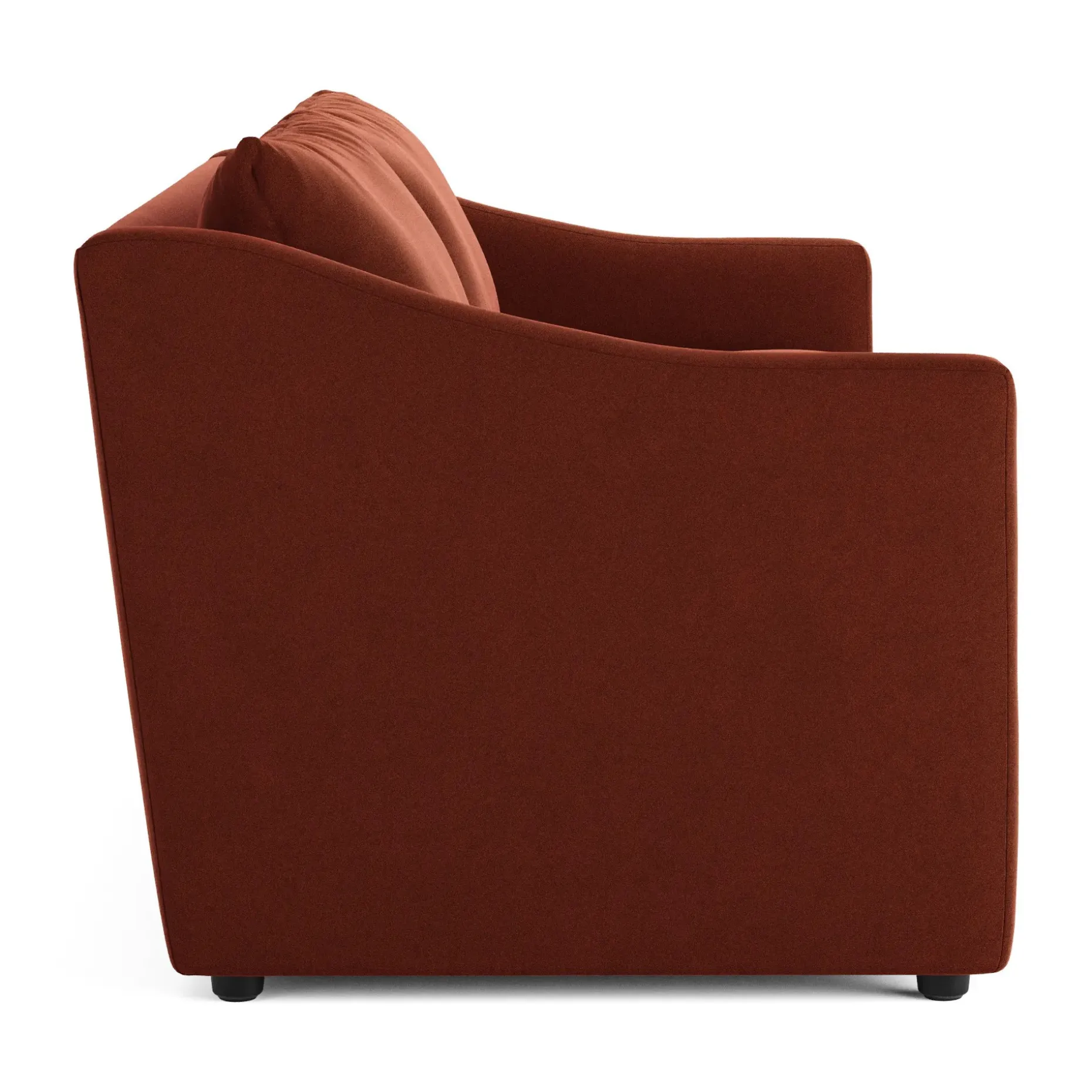 Landry 72" Velvet Loveseat - Hale Rust