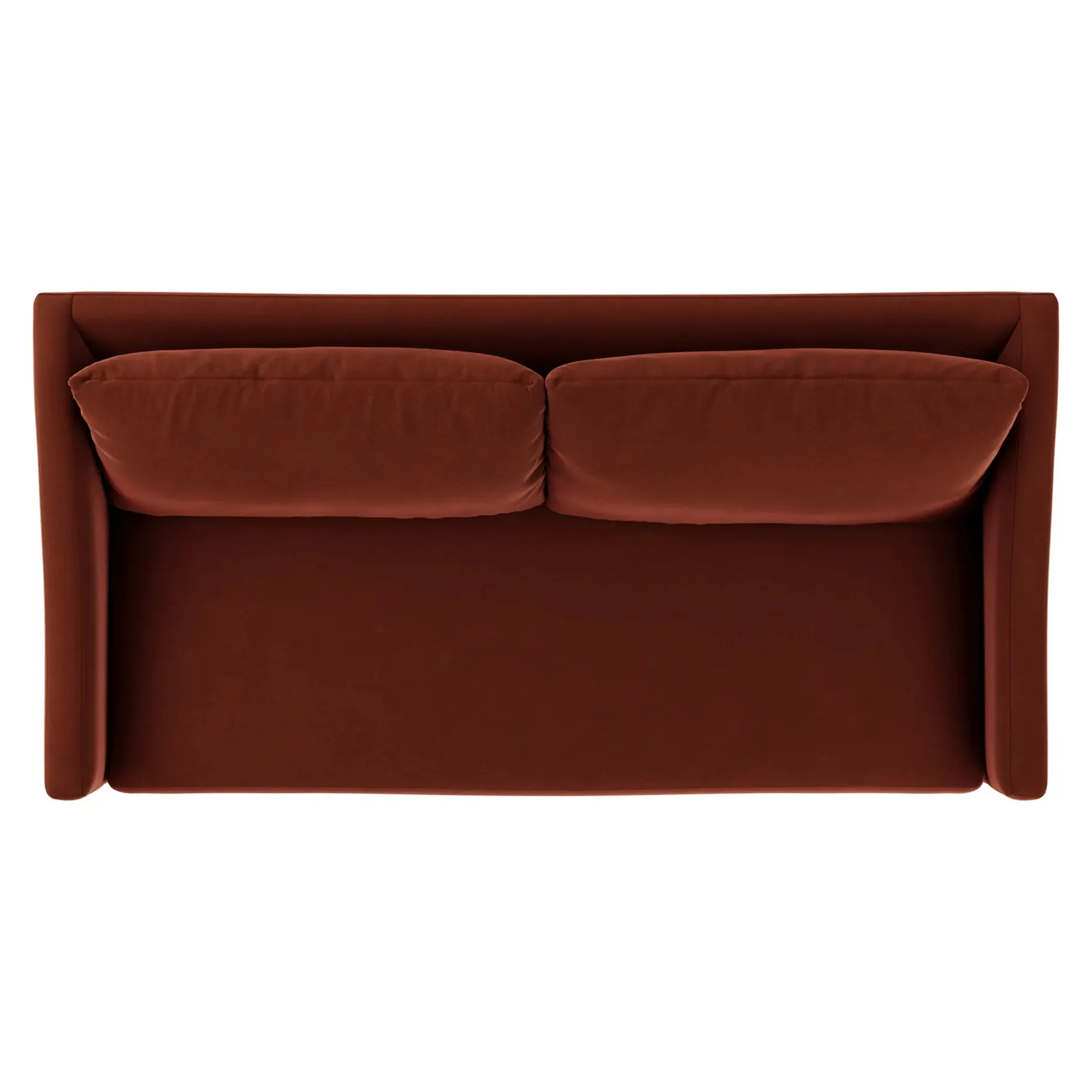 Landry 72" Velvet Loveseat - Hale Rust