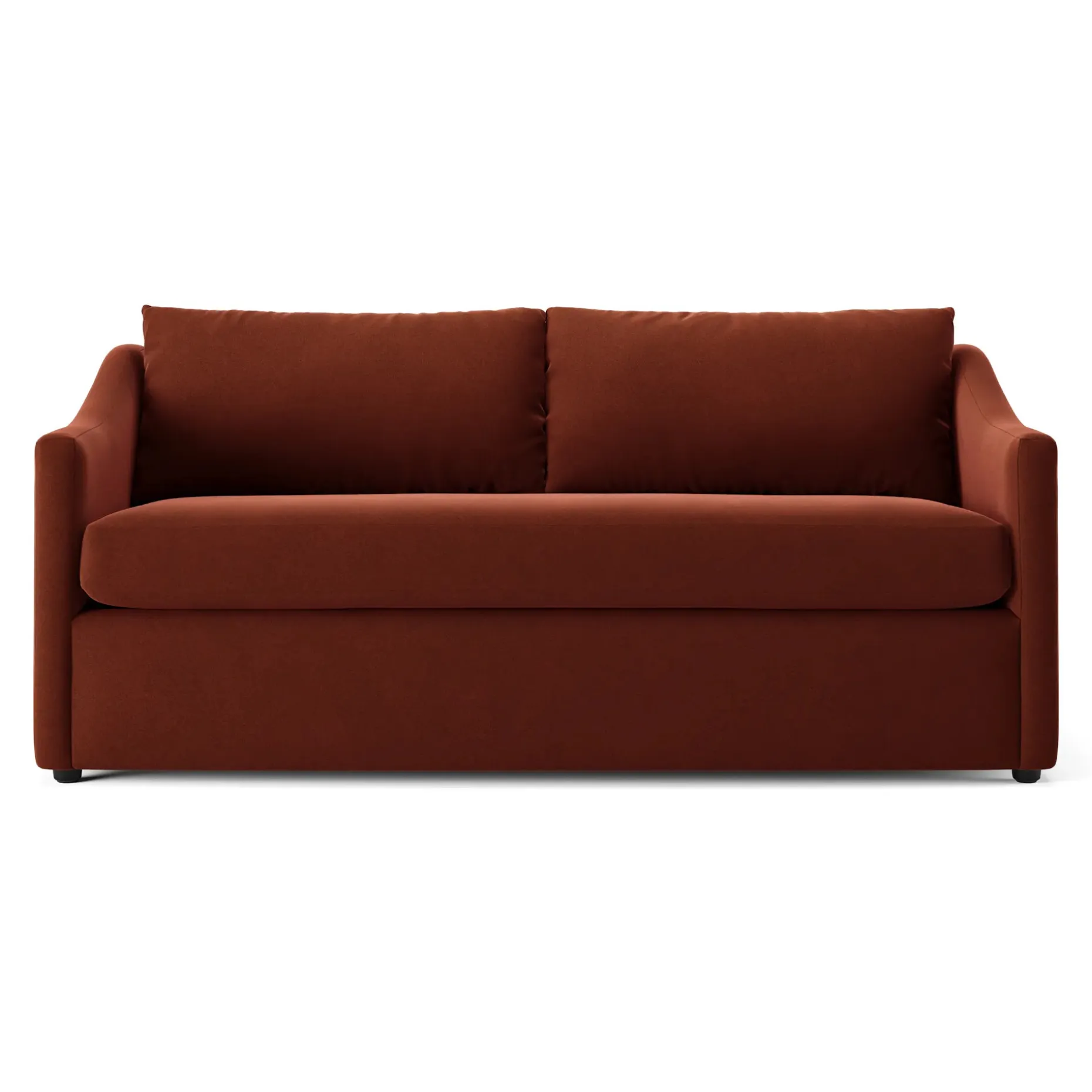 Landry 72" Velvet Loveseat - Hale Rust