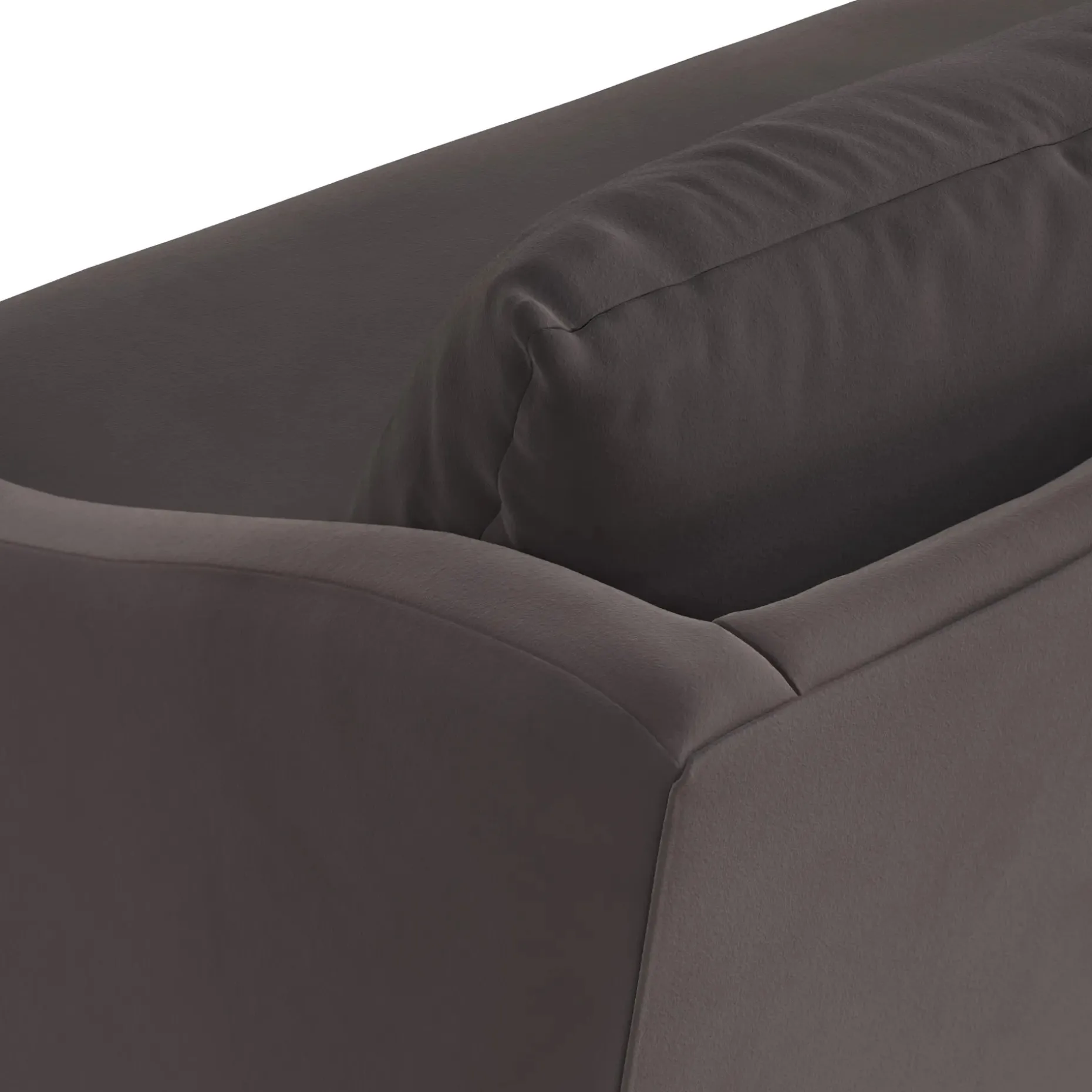 Landry 72" Velvet Loveseat - Hale Warm Gray