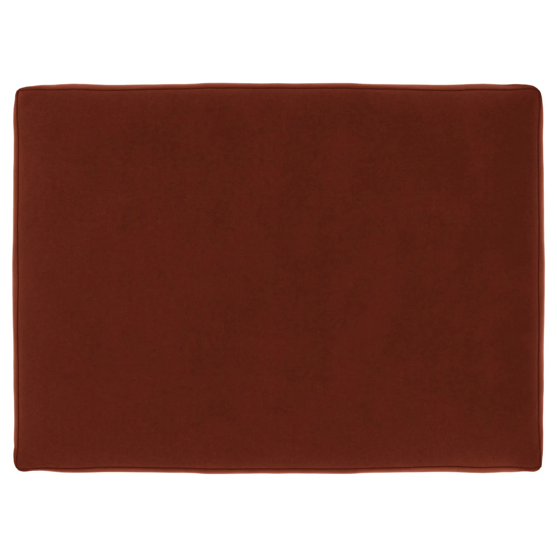 Landry 28" Velvet Ottoman - Hale Rust