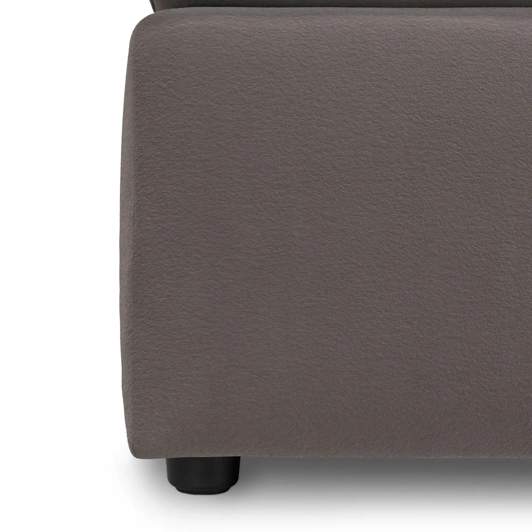 Landry 28" Velvet Ottoman - Hale Warm Gray