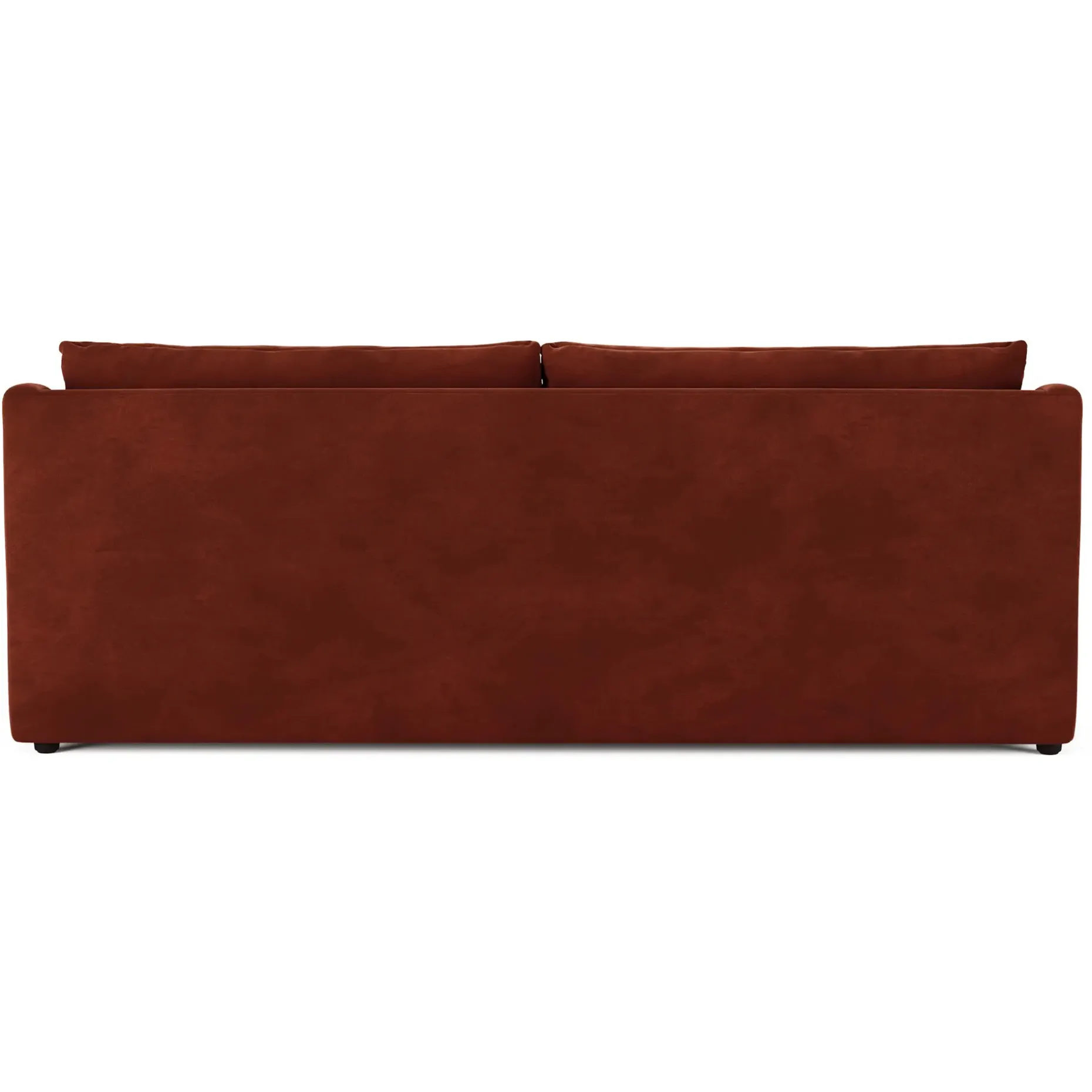 Landry 84.5" Velvet Reversible Storage Sectional - Hale Rust