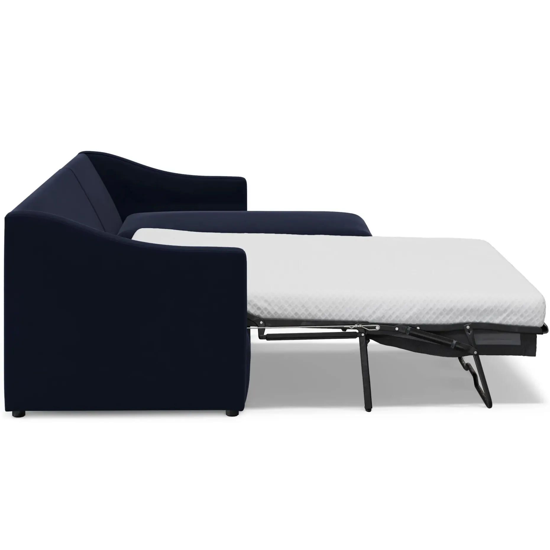 Landry 109" Velvet Right Storage Sleeper Sectional - Hale Ink