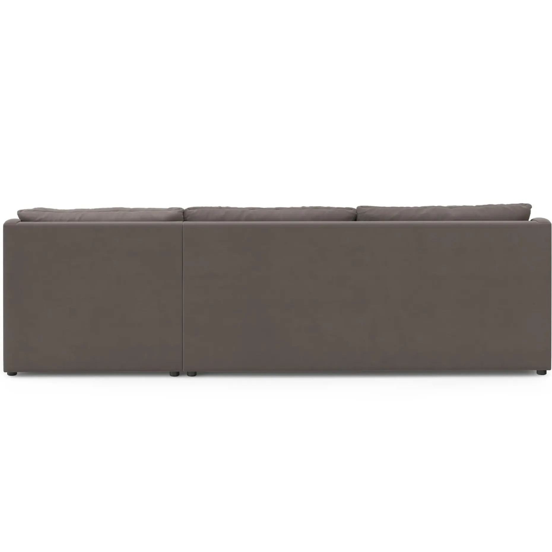 Landry 109" Velvet Right Storage Sleeper Sectional - Hale Warm Gray