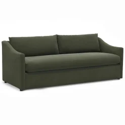 Landry 84.5" Velvet Sofa Bed - Hale Fir Green