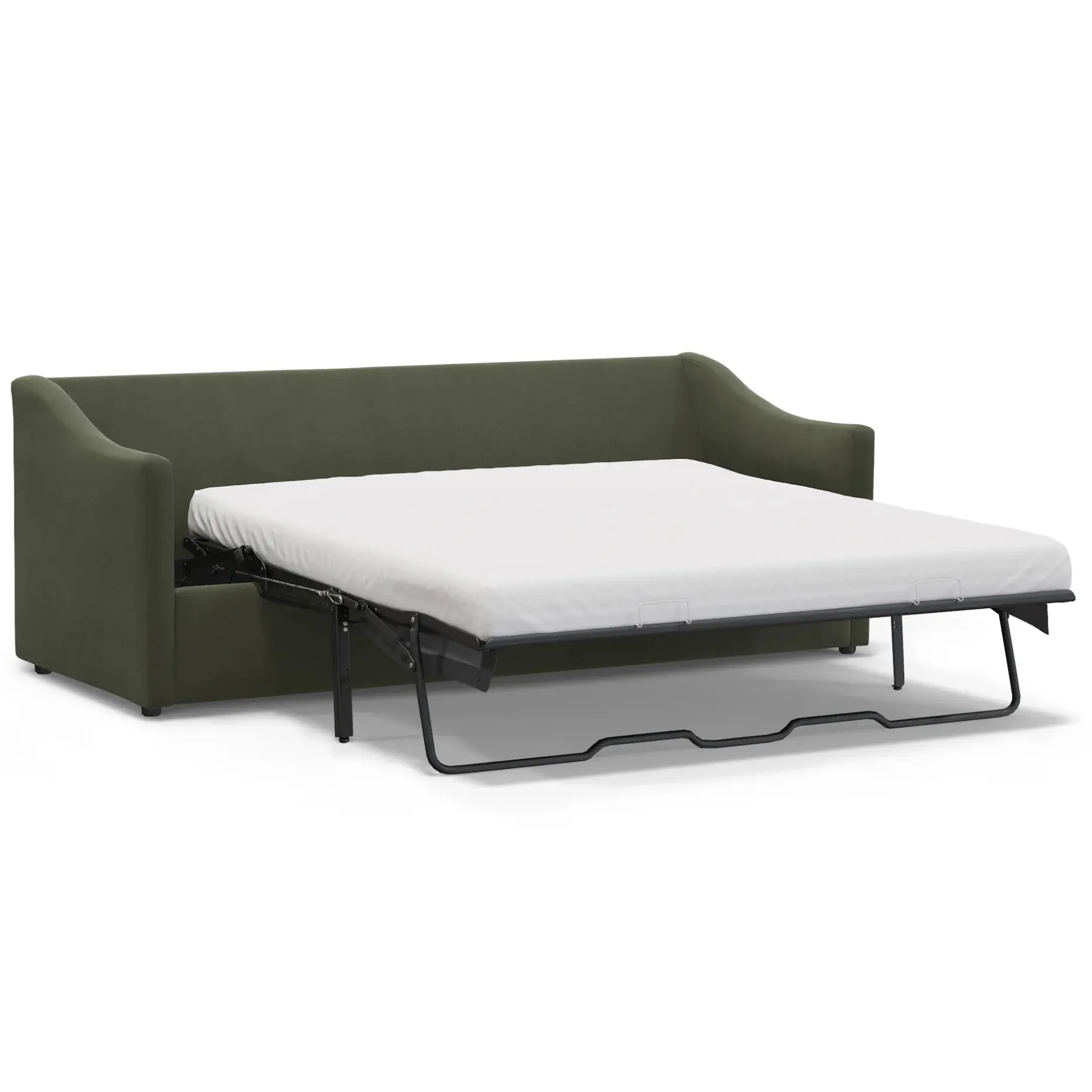 Landry 84.5" Velvet Sofa Bed - Hale Fir Green
