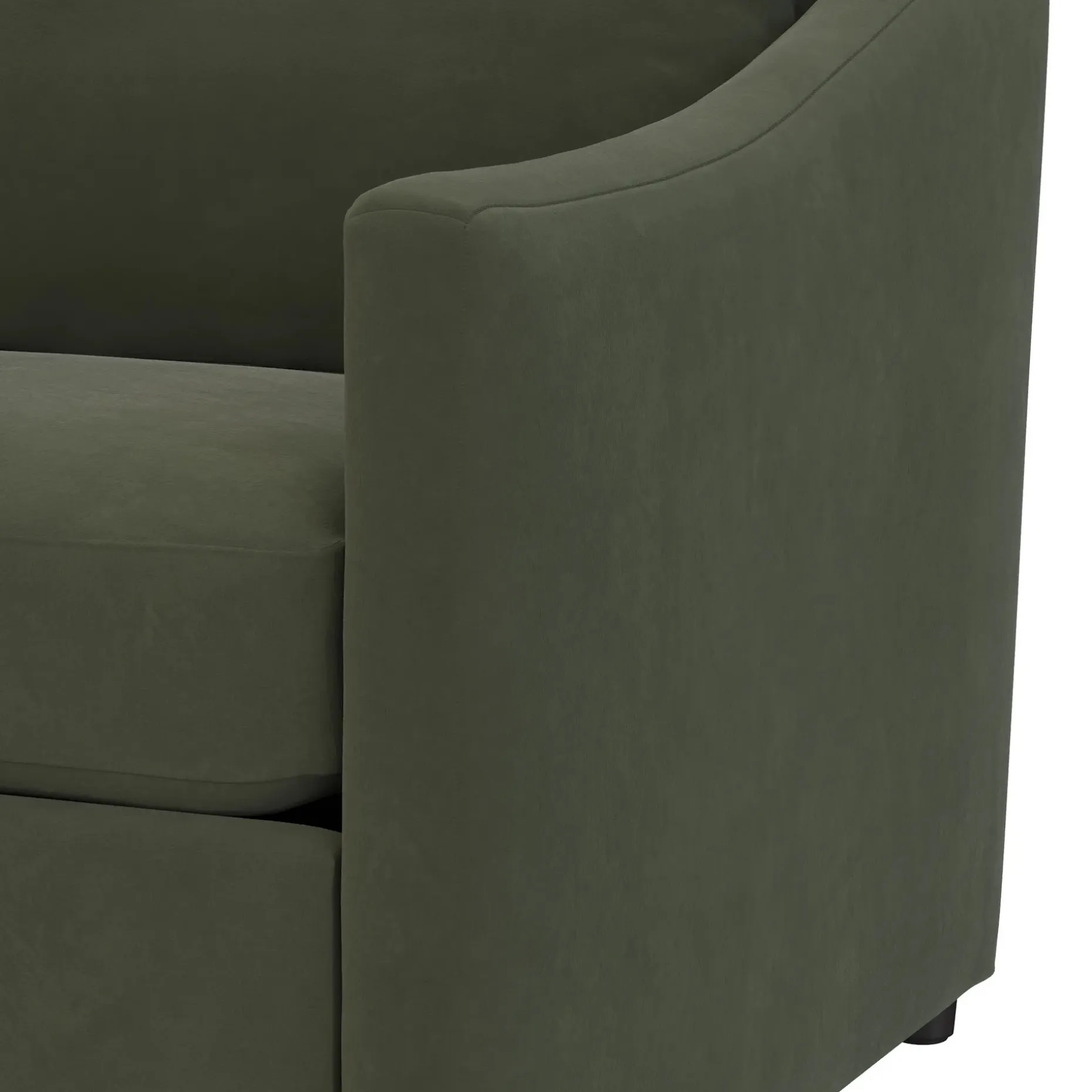 Landry 84.5" Velvet Sofa Bed - Hale Fir Green