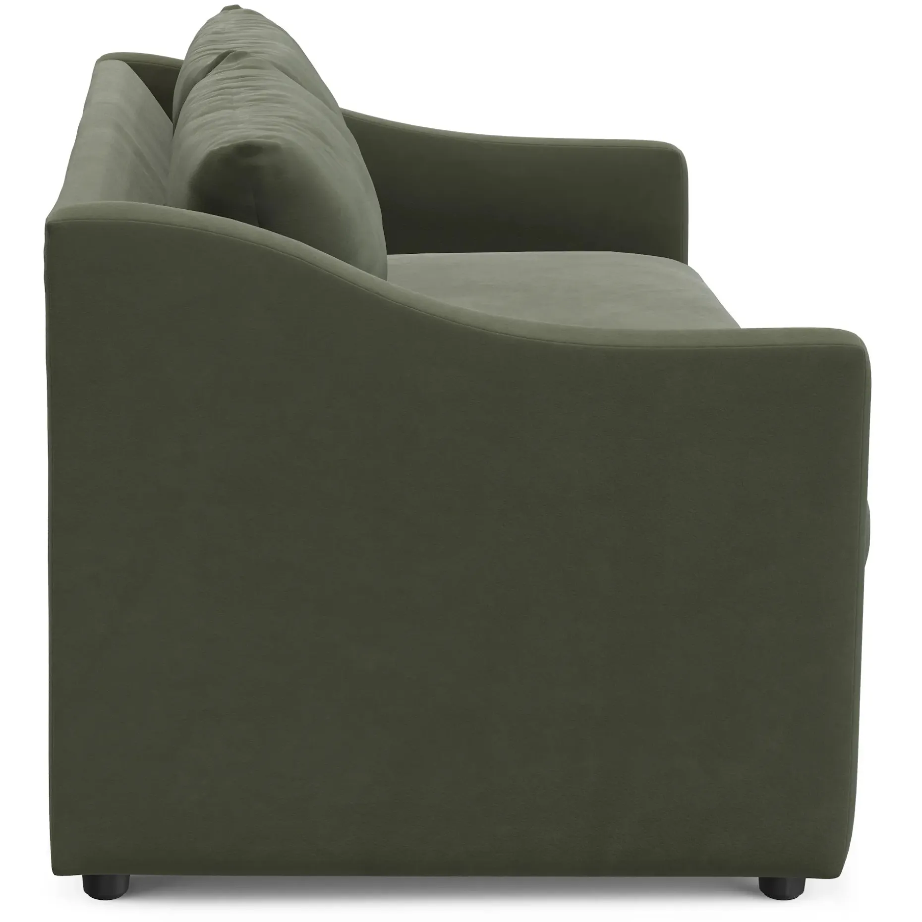 Landry 84.5" Velvet Sofa Bed - Hale Fir Green