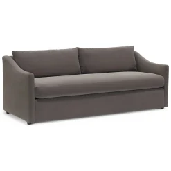 Landry 84.5" Velvet Sofa Bed - Hale Warm Gray